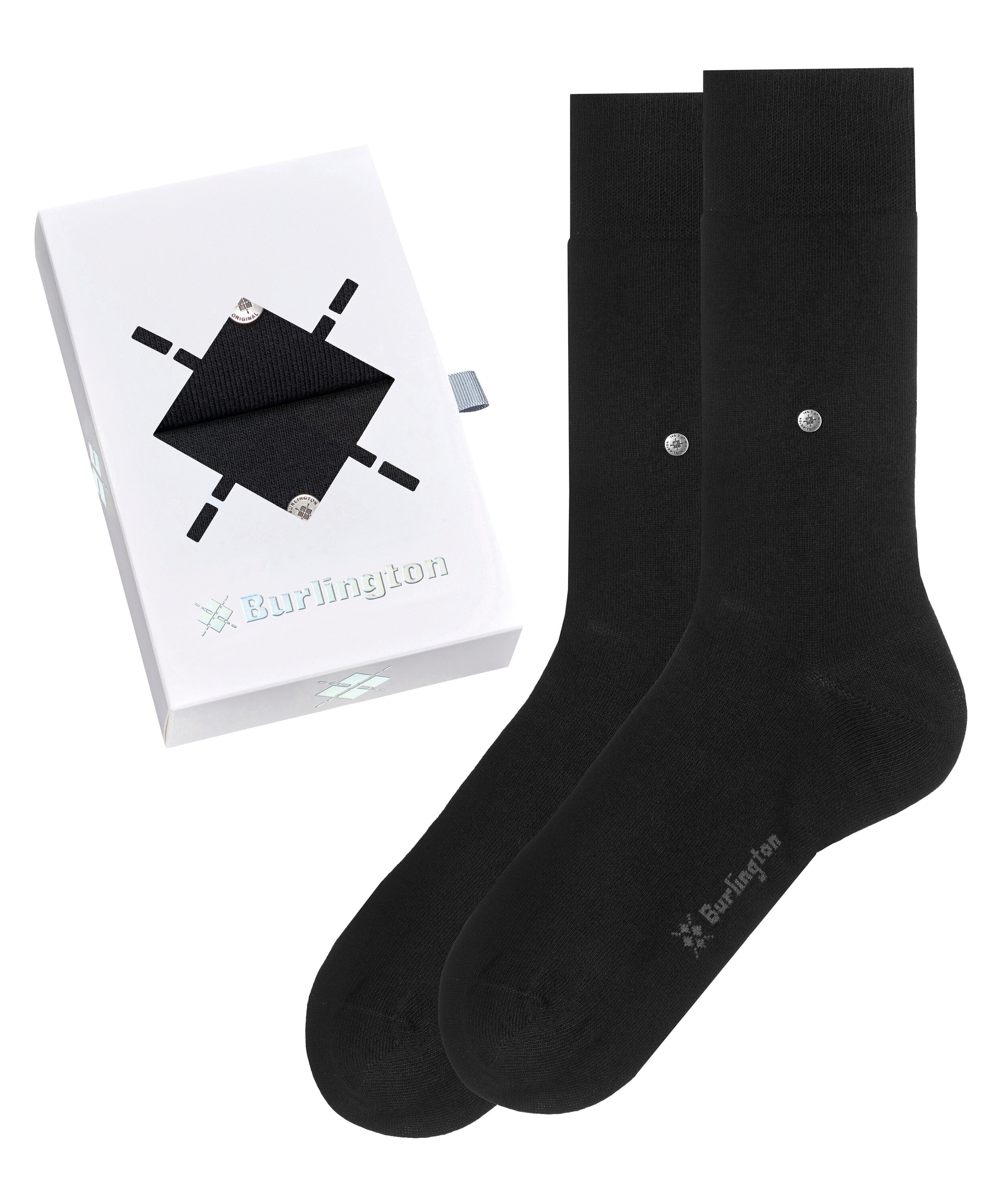 Burlington Socken »Basic Gift Box« 2 Stk. tlg.