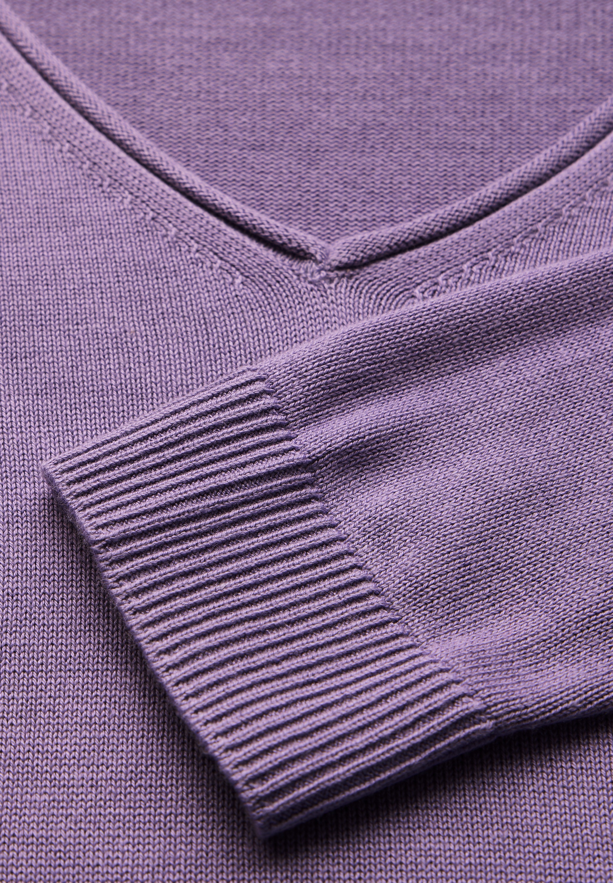 STREET ONE Strickpullover, mit V-Ausschnitt