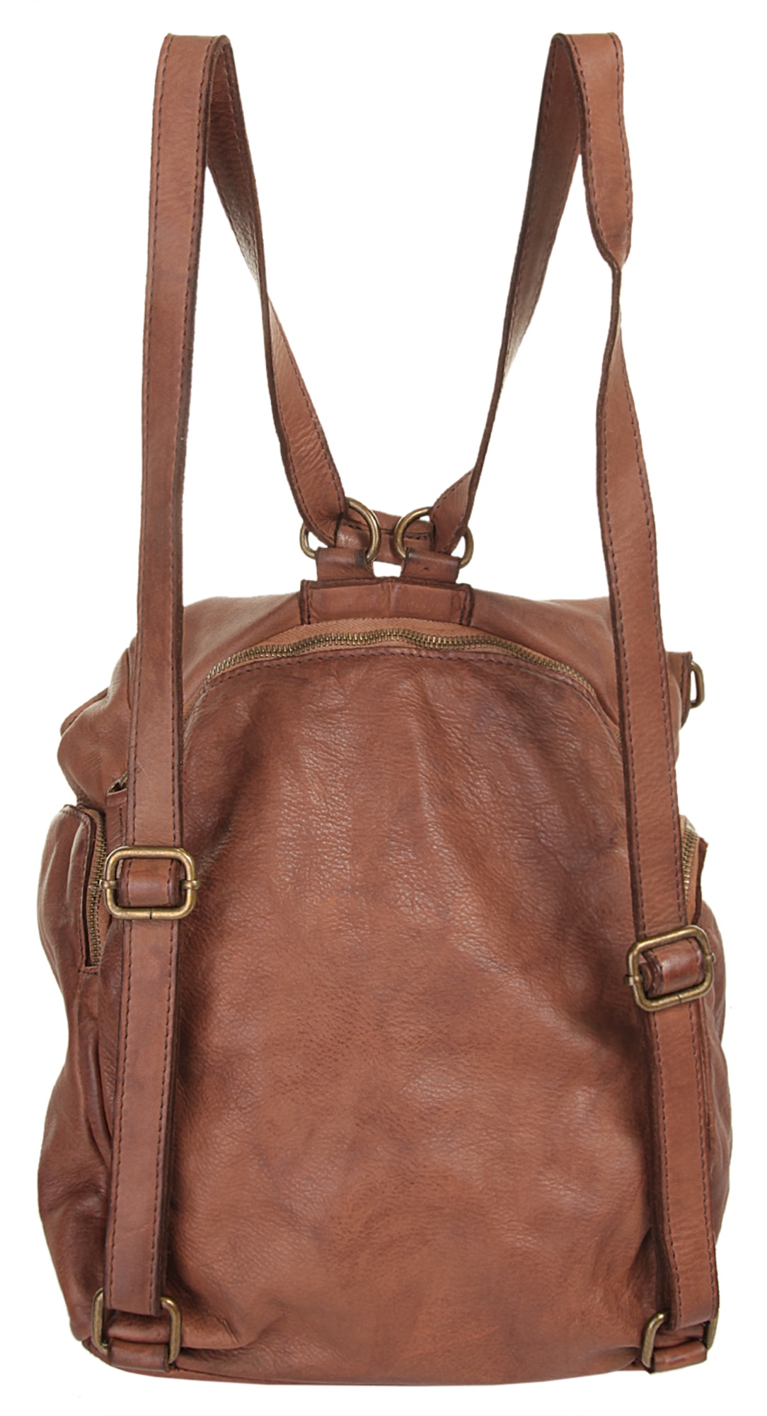 Samantha Look Cityrucksack, echt Leder, Made in Italy