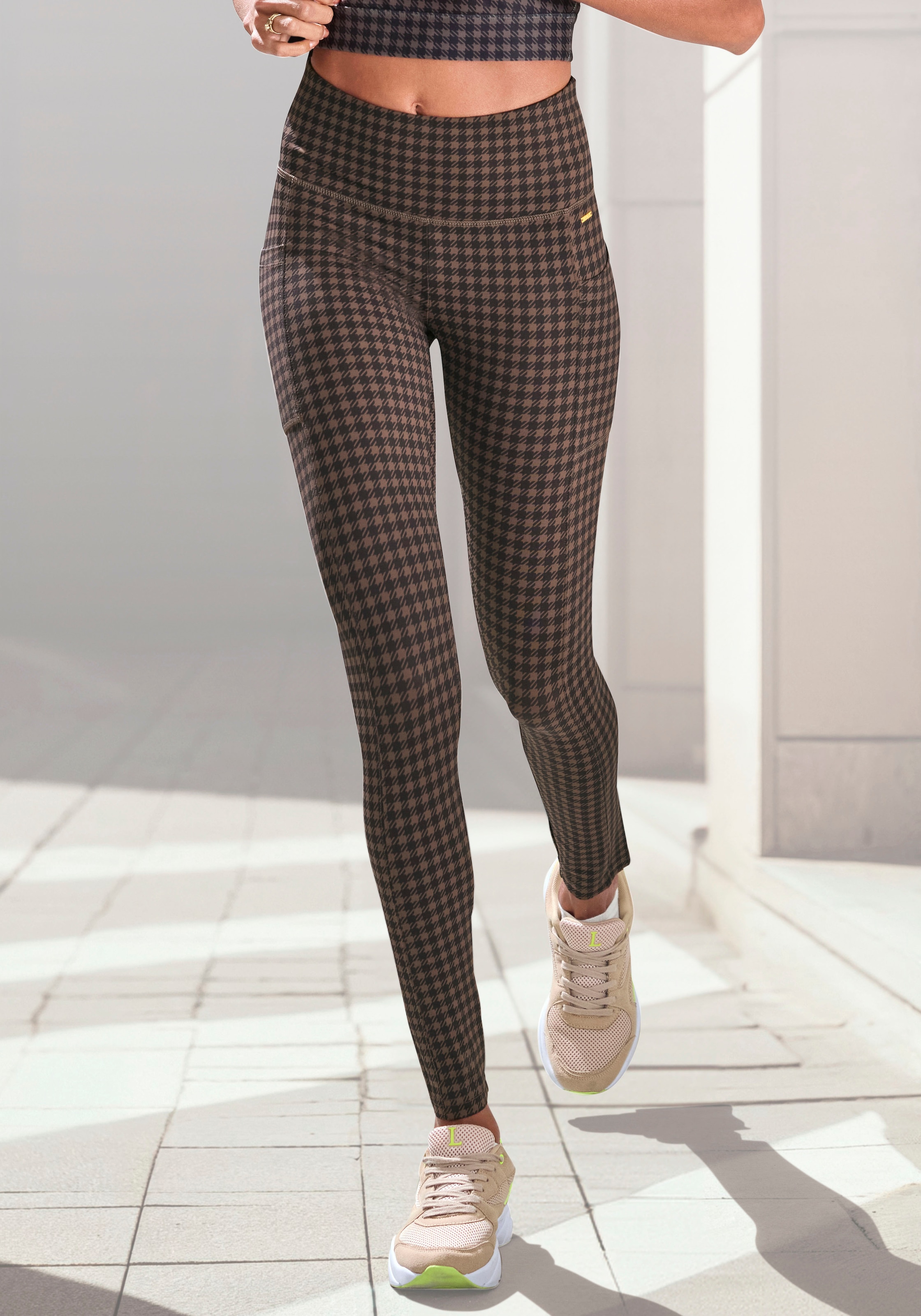 Funktionsleggings »-Sportleggings«, im Allover-Muster