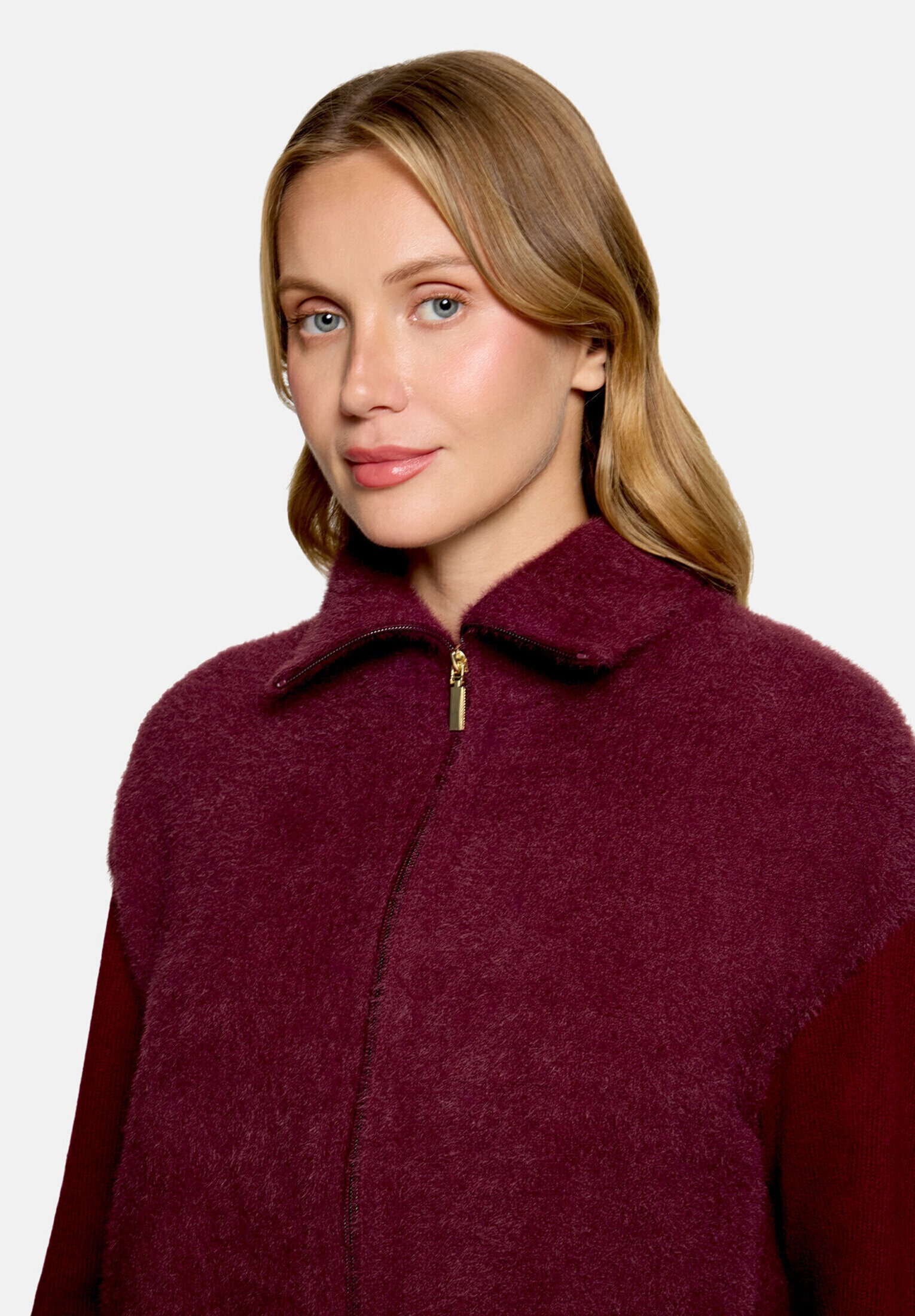 Betty&Co Strickjacke »Damen mit Reißverschluss« 1