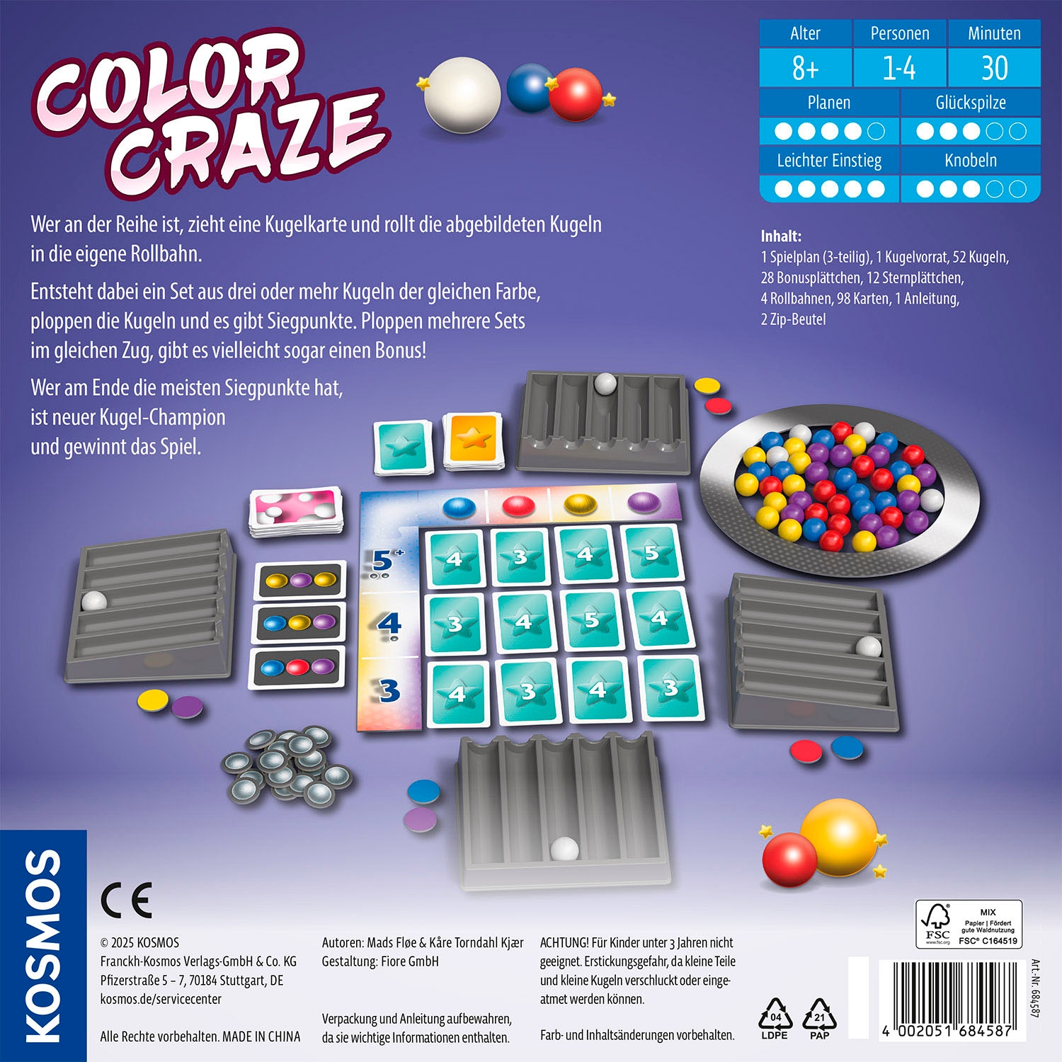 Kosmos Spiel »Color Craze«