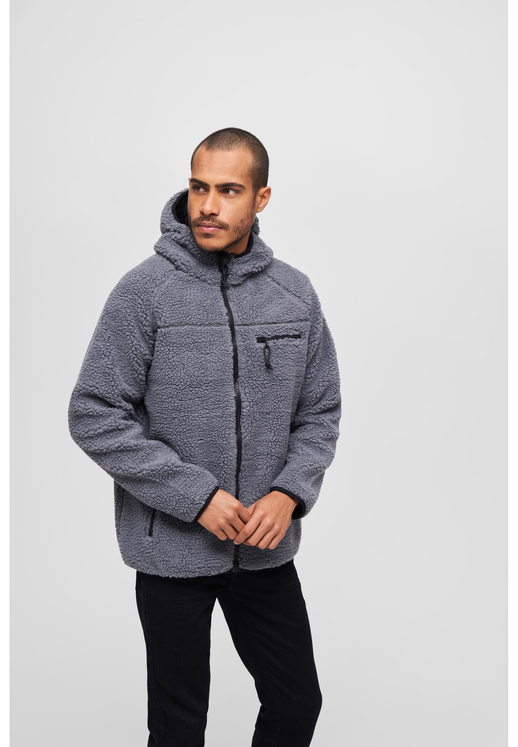 Brandit Anorak »Brandit Herren Teddyfleece Worker Jacket«, (1 St.), mit Kapuze