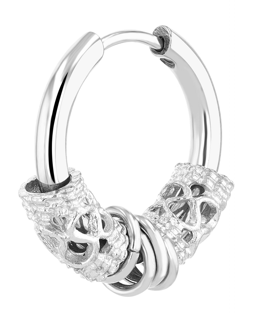 Adelia´s Paar Creolen »Unisex Creolen aus Edelstahl Ø 15 mm«