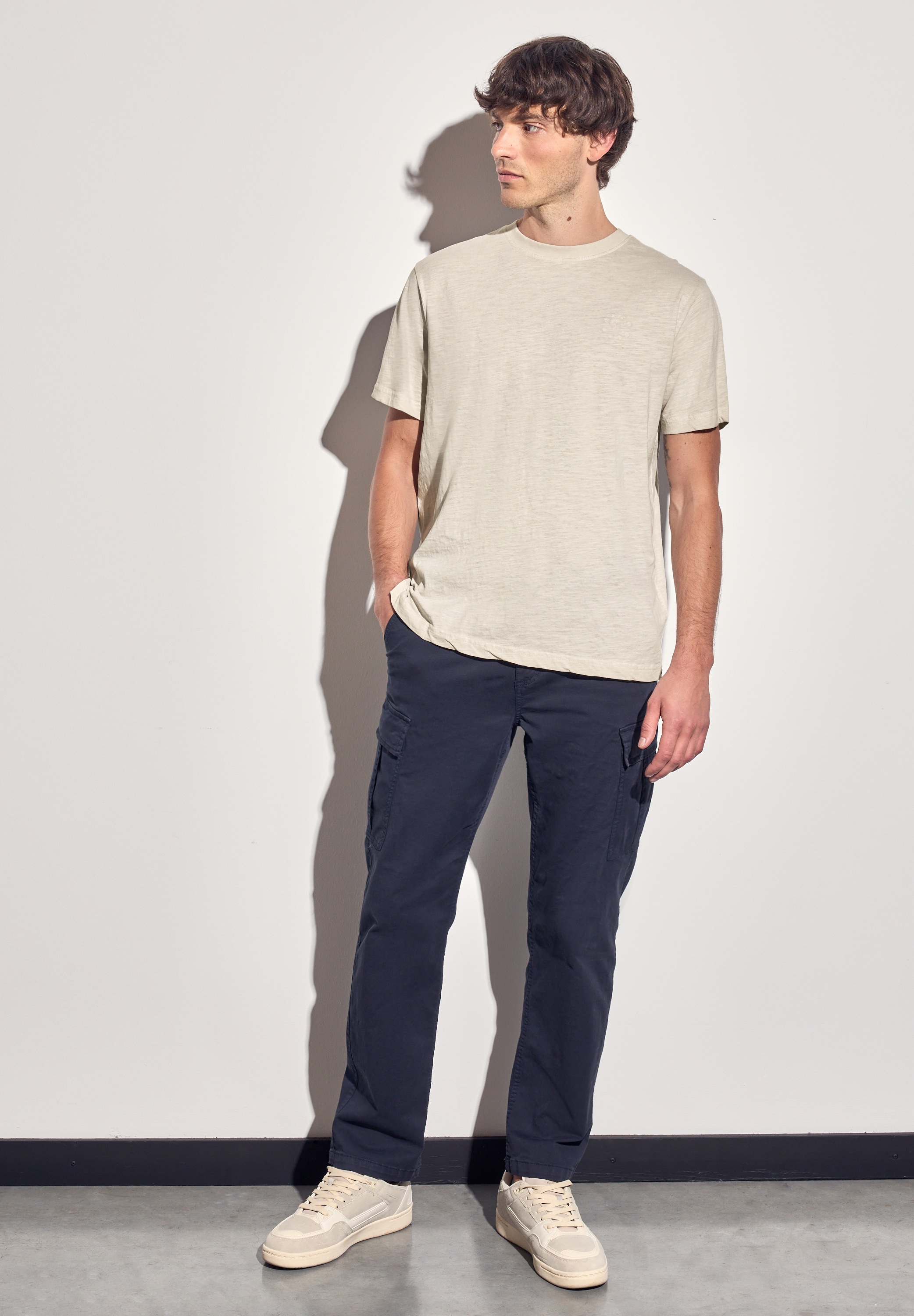 STREET ONE MEN T-Shirt, aus reiner Baumwolle