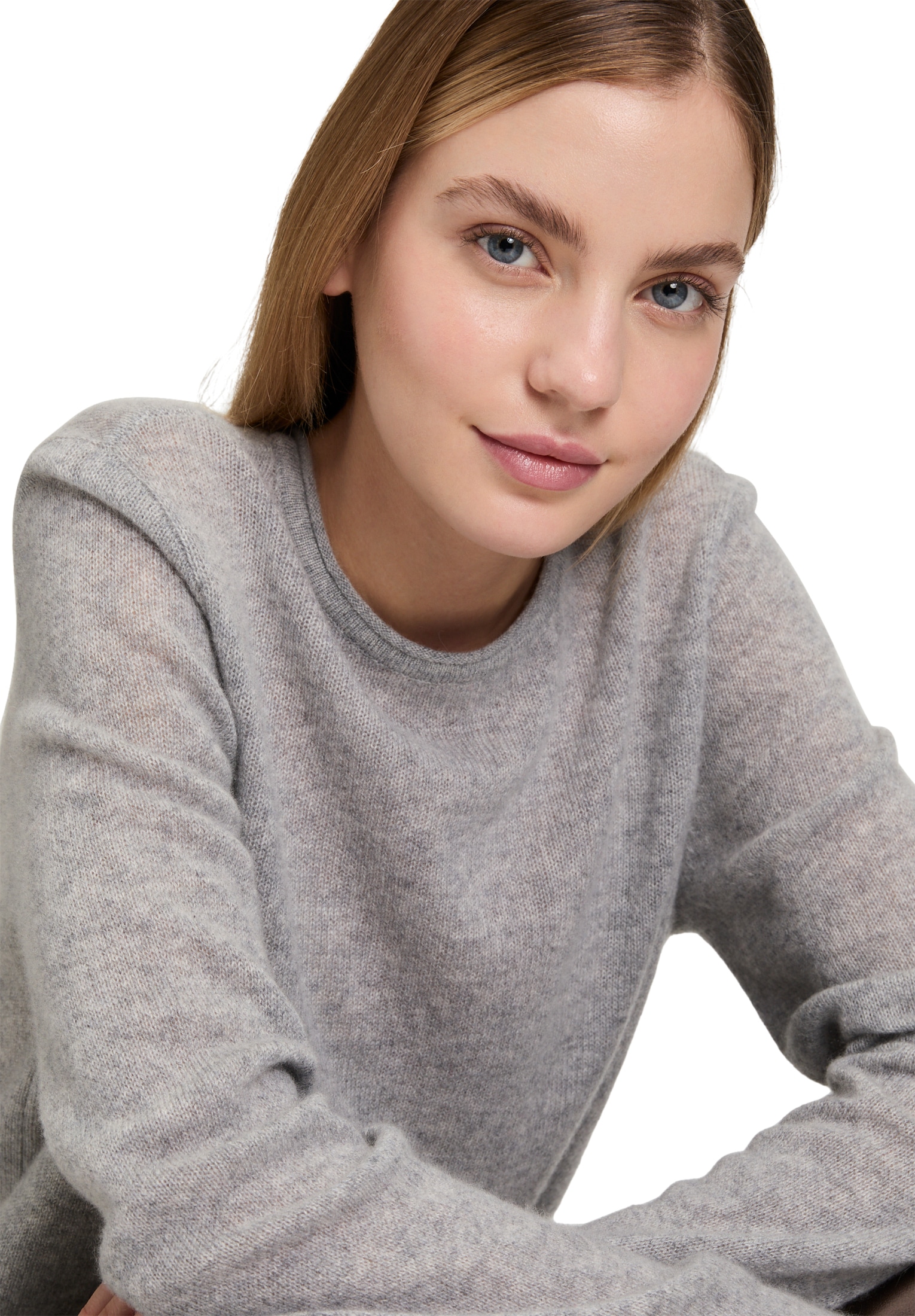 Betty Barclay Strickpullover »Betty Barclay Damen Kaschmir-Pullover mit Rundhalsausschnitt«, (1 tlg.), Strick
