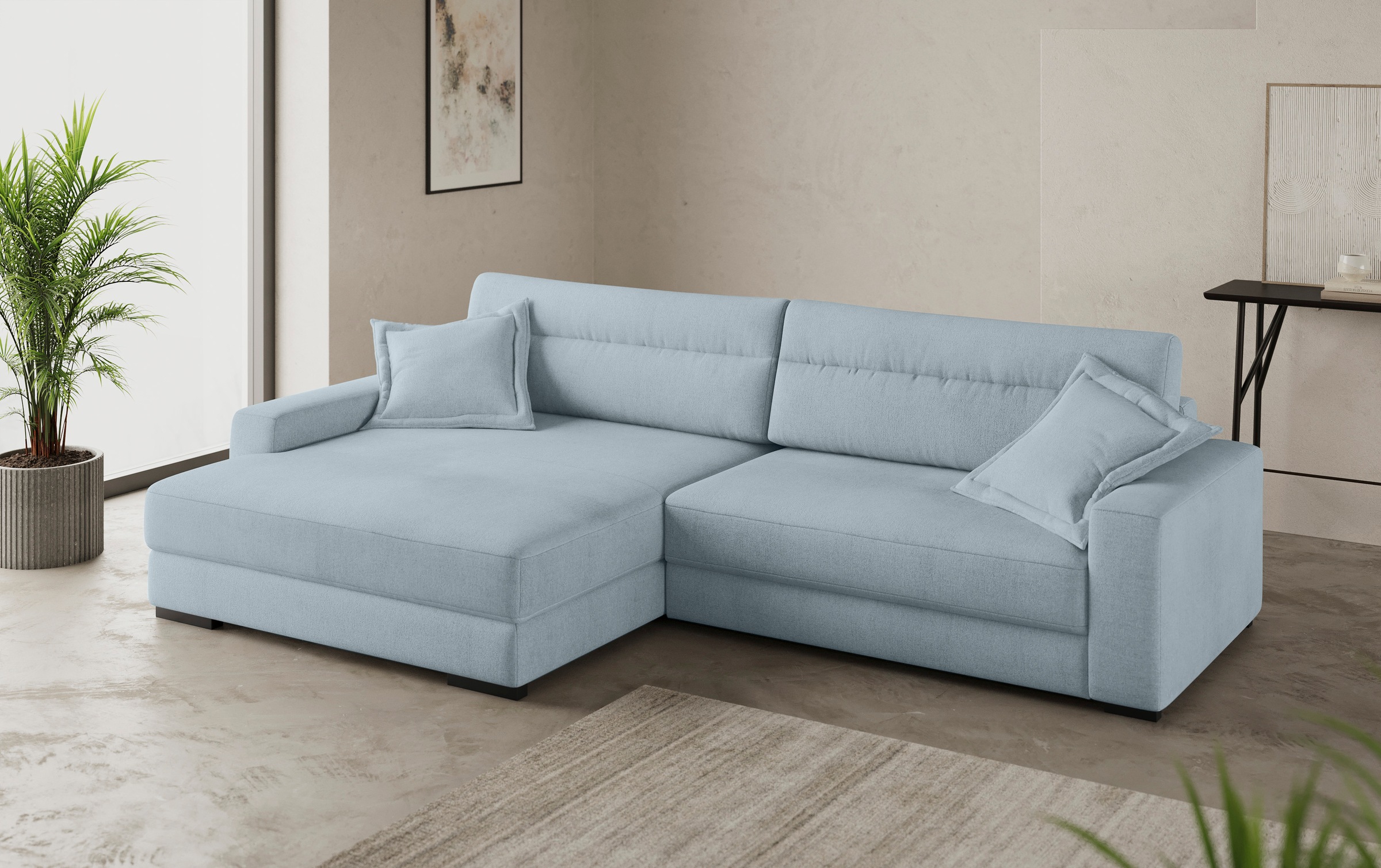 Mr. Couch Ecksofa "Marcello L-Form", inklusive EasyBett und Bettkasten günstig online kaufen