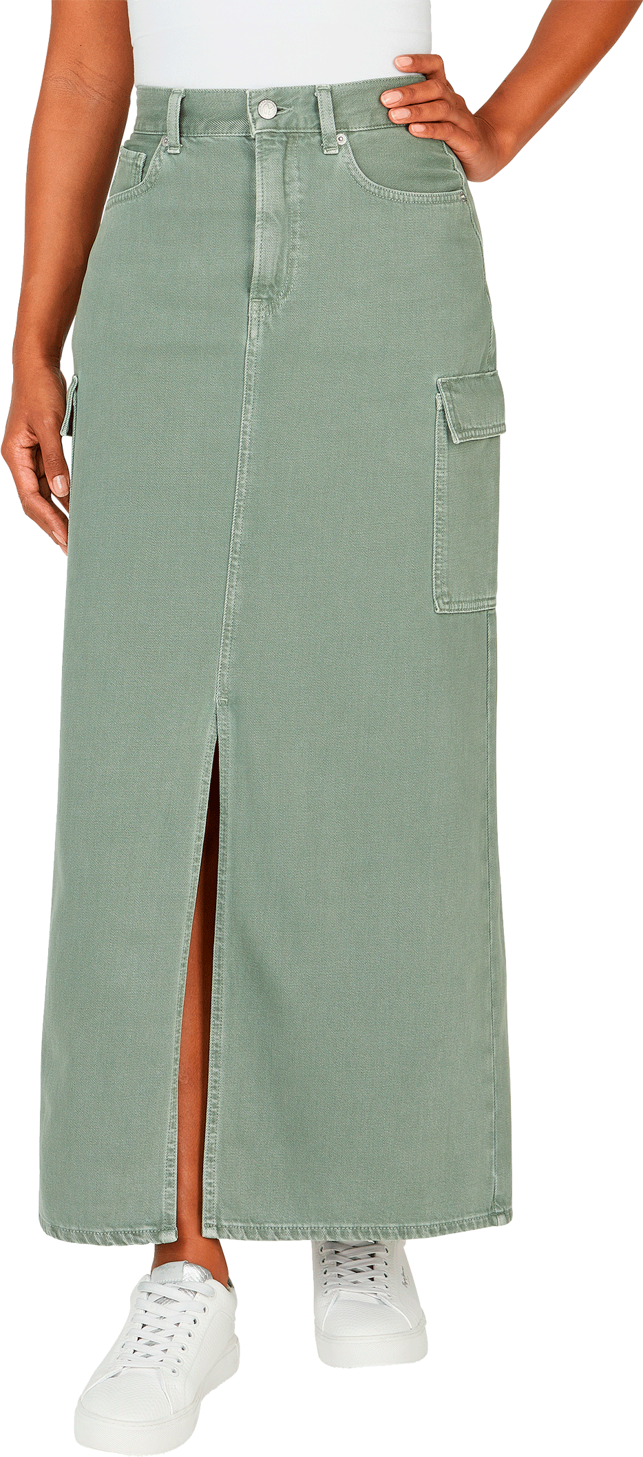 Pepe Jeans Jeansrock "MAXI SKIRT HW CLR", in trendy Maxilänge günstig online kaufen