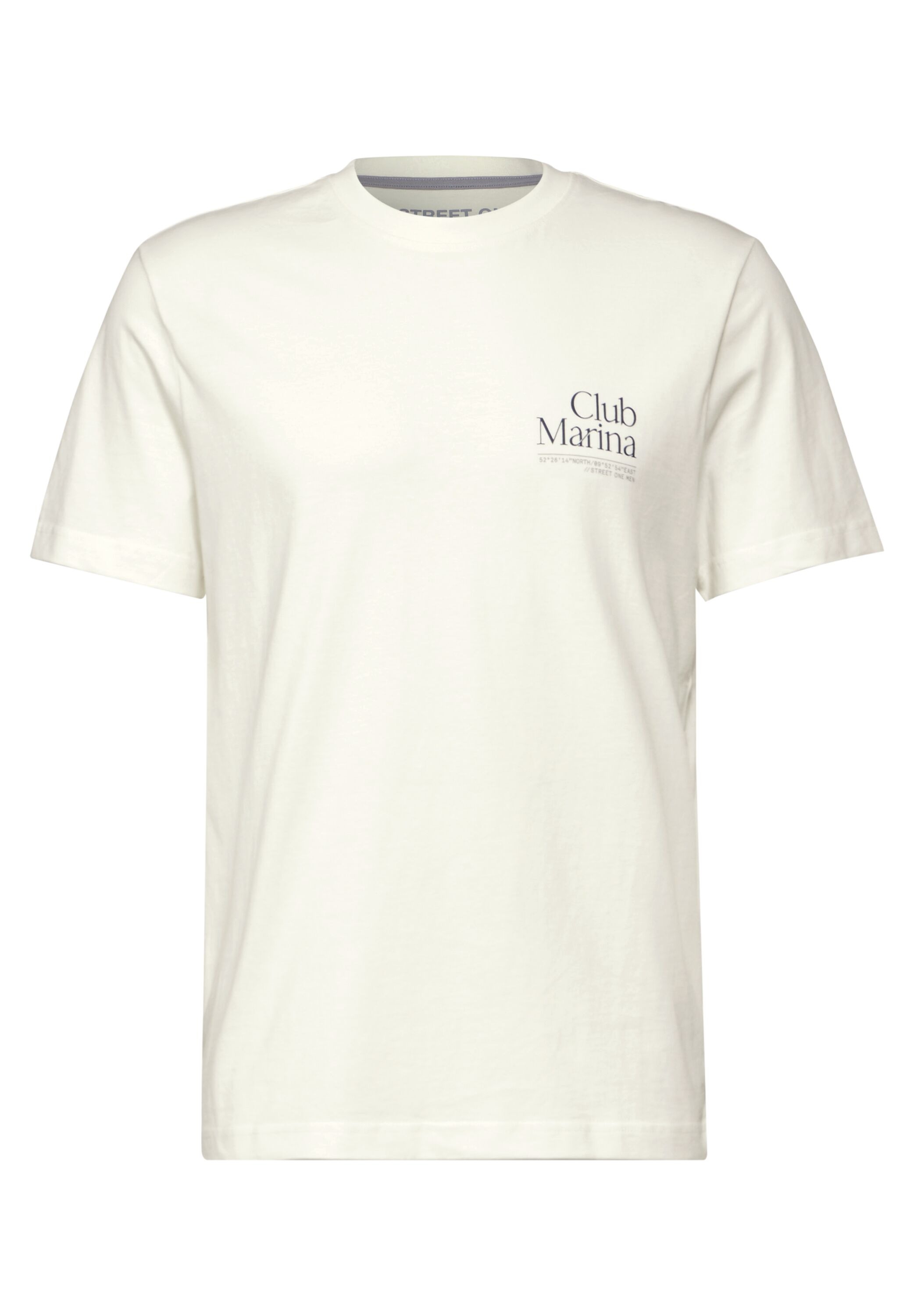 STREET ONE MEN T-Shirt, aus reiner Baumwolle