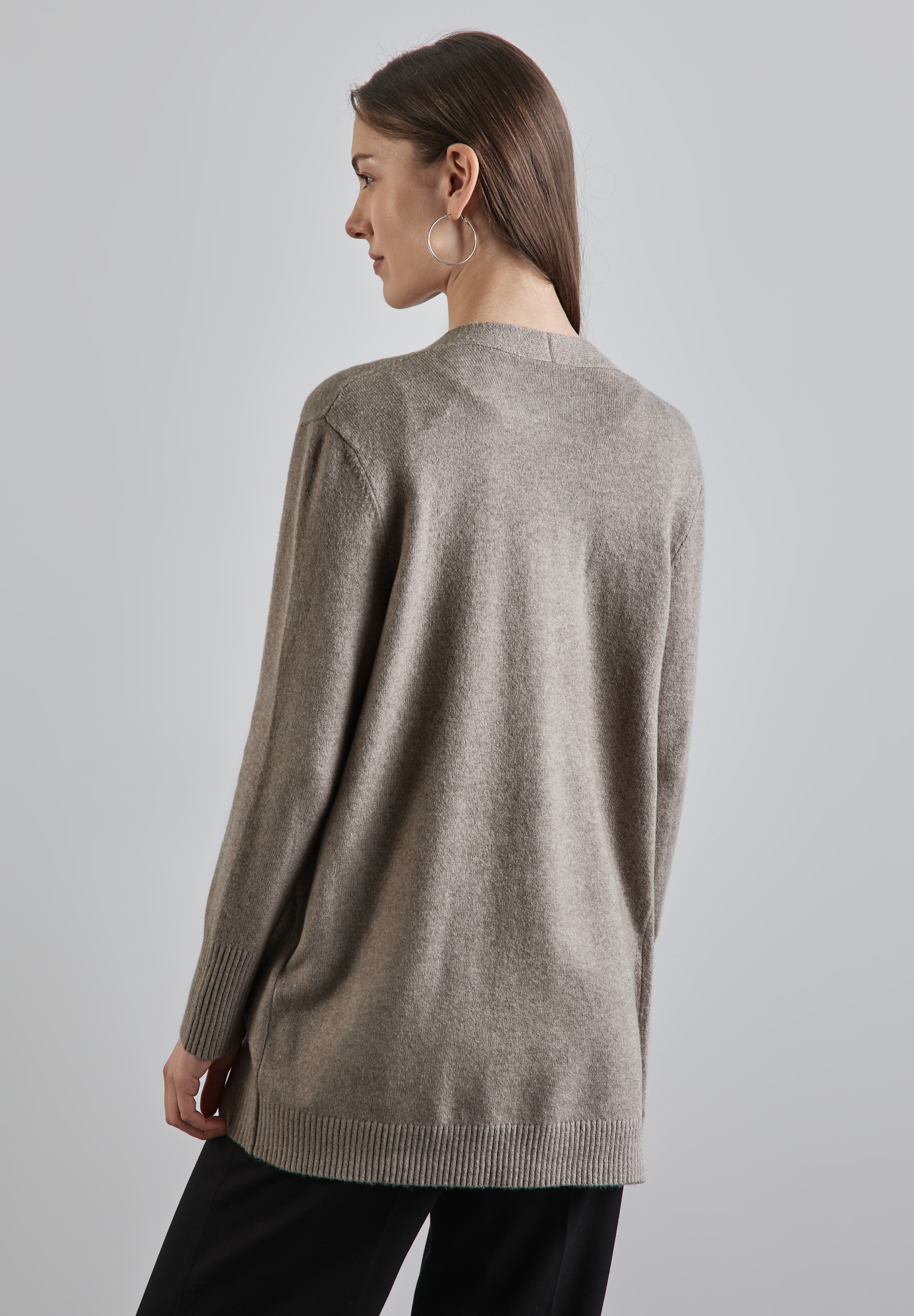 STREET ONE Cardigan, aus Baumwolle mit Stretchanteil