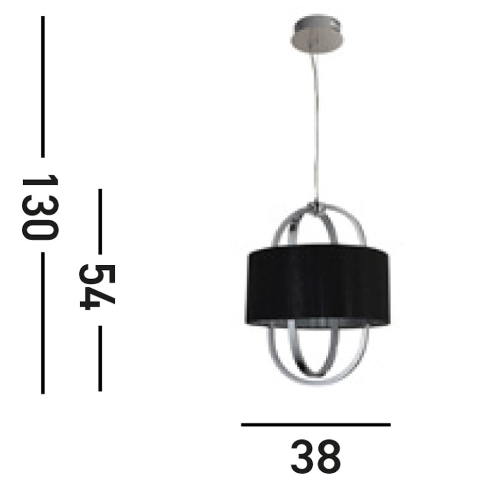 Searchlight LED-Hängeleuchte »Hängeleuchte Madrid, 1-flammig«, 1 flammig, Leuchtmittel LED-Modul | LED fest integriert, Klassisches Ambiente