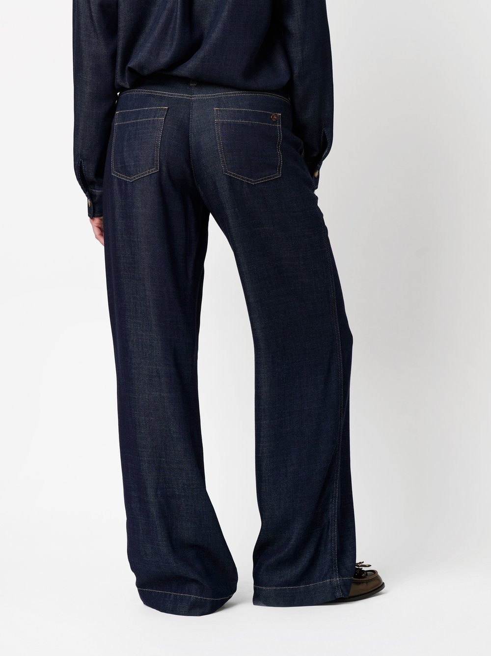 TONI Weite Jeans »Liv Tailored« mit Ziernähten