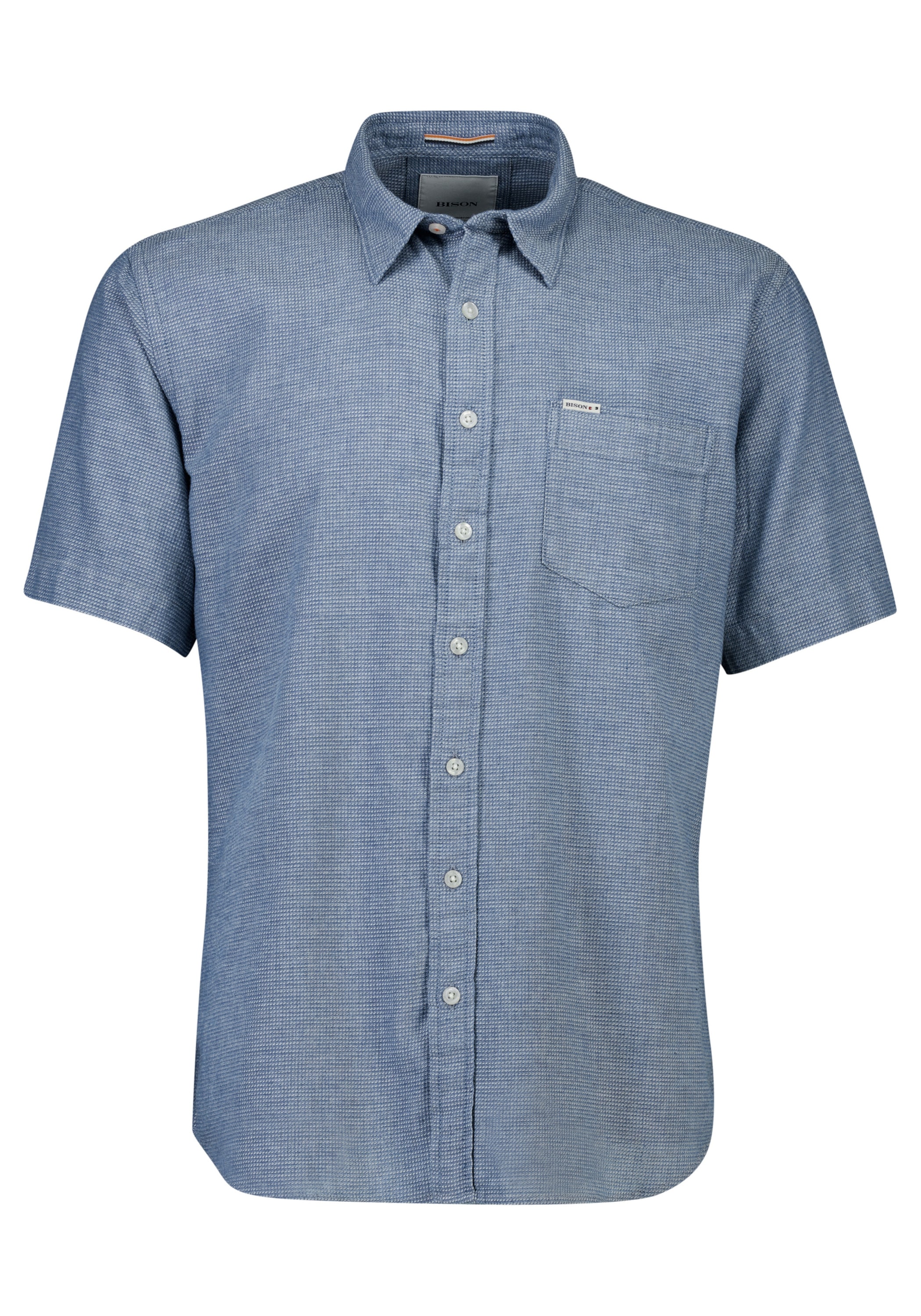 BISON Kurzarmhemd "Freizeithemd (Kurzarm) Regular Fit"