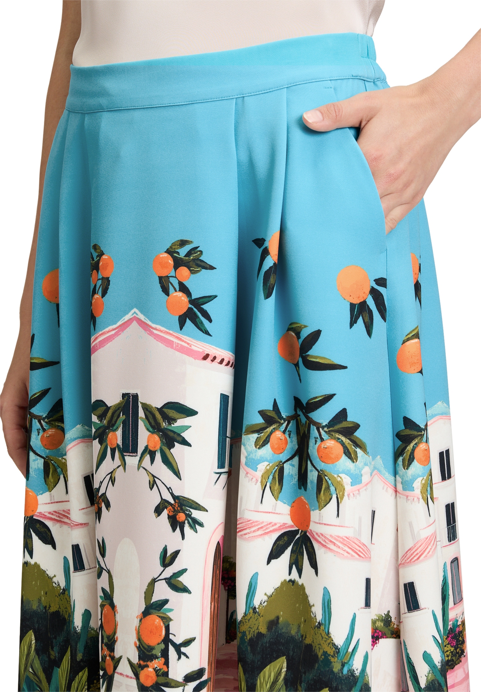 Betty&Co Midirock »Damen mit Print«