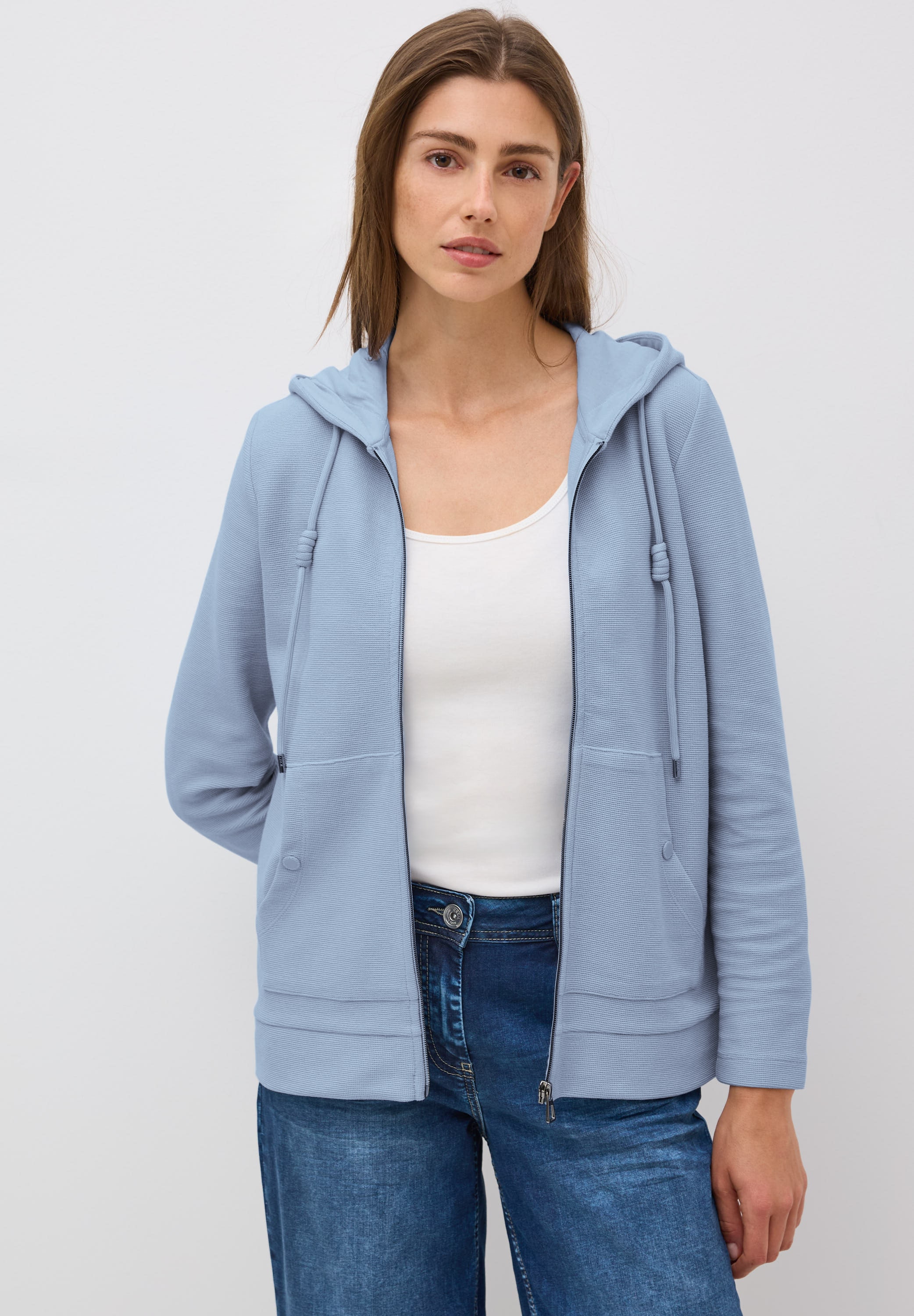 Cecil Sweatjacke, mit Kängurutasche günstig online kaufen