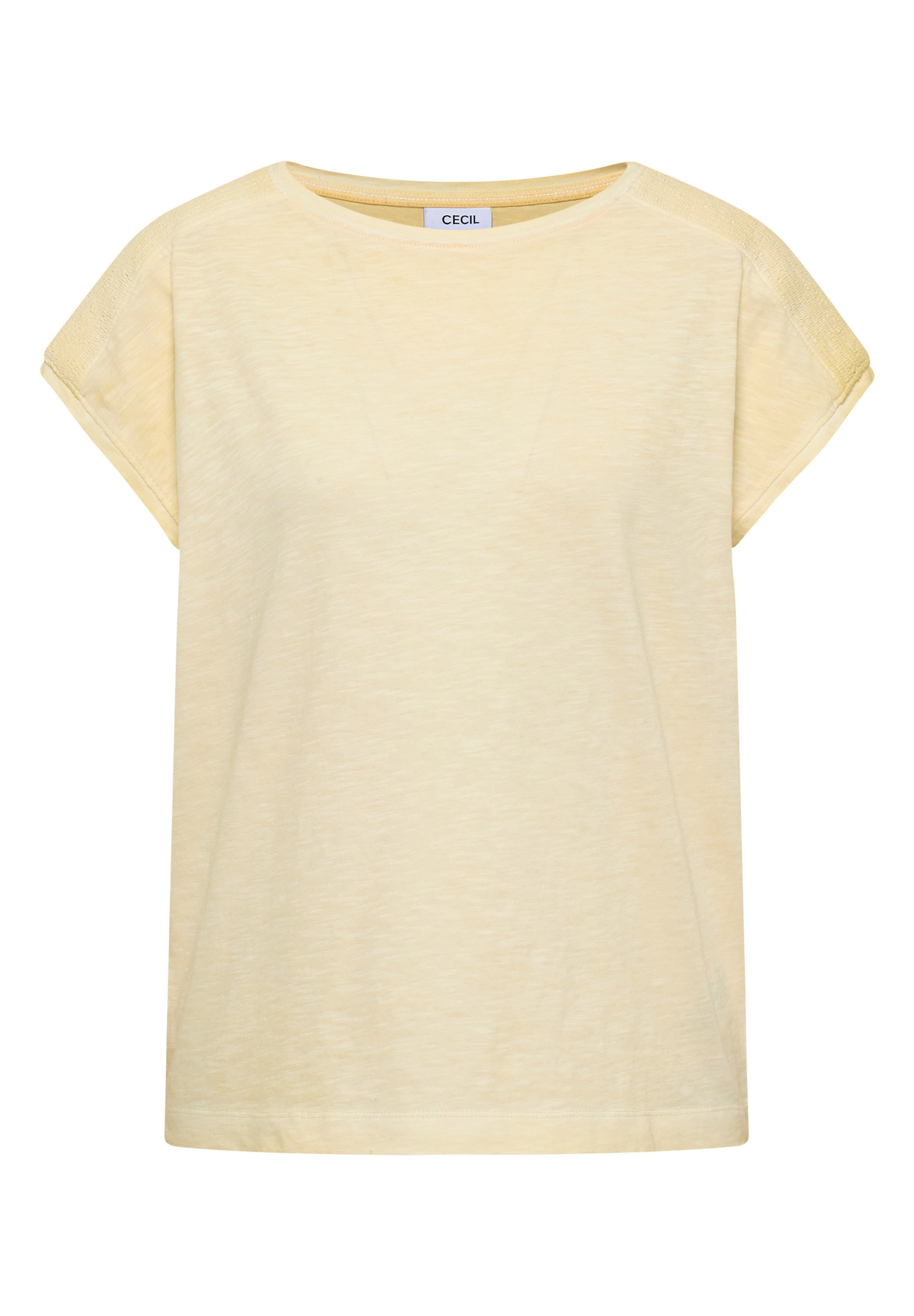 Cecil T-Shirt aus Jersey in Unifarbe