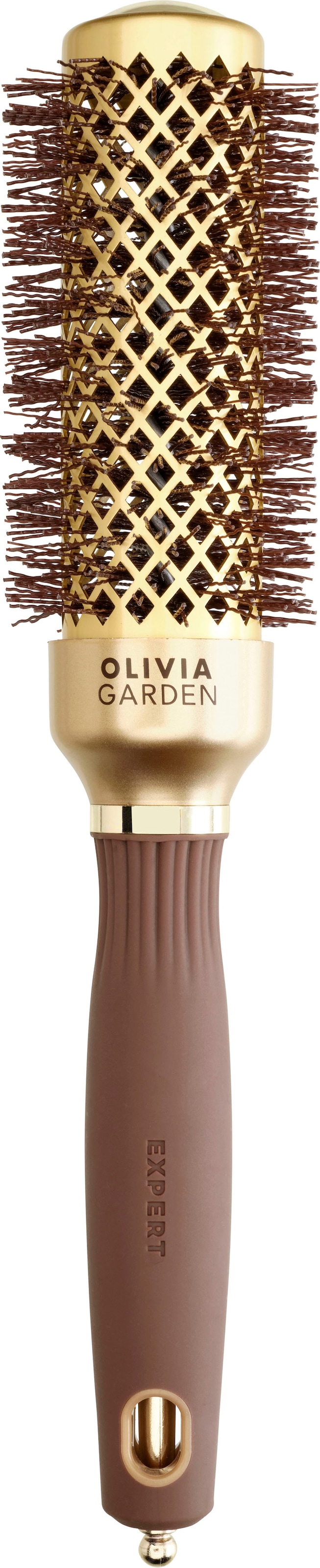 Wavy Rundbürste SHINE | GARDEN »EXPERT BAUR Bristles OLIVIA Gold&Brown« BLOWOUT