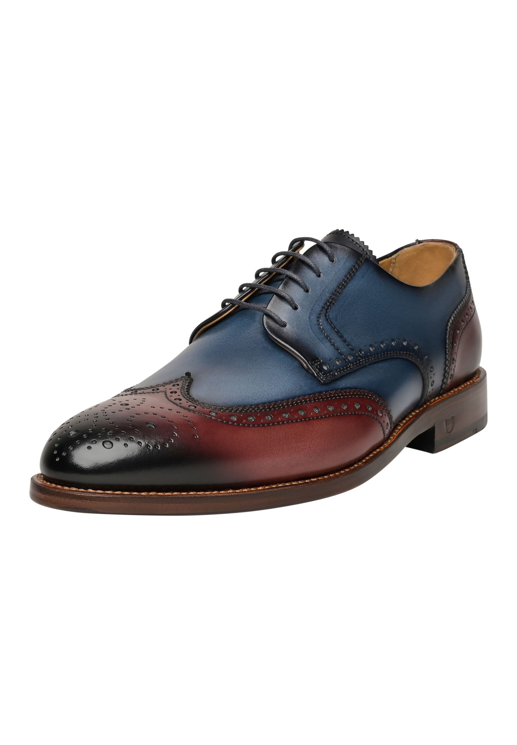 Oxford Elegante Lederschuhe Anzugschuhe Herren Schwarz