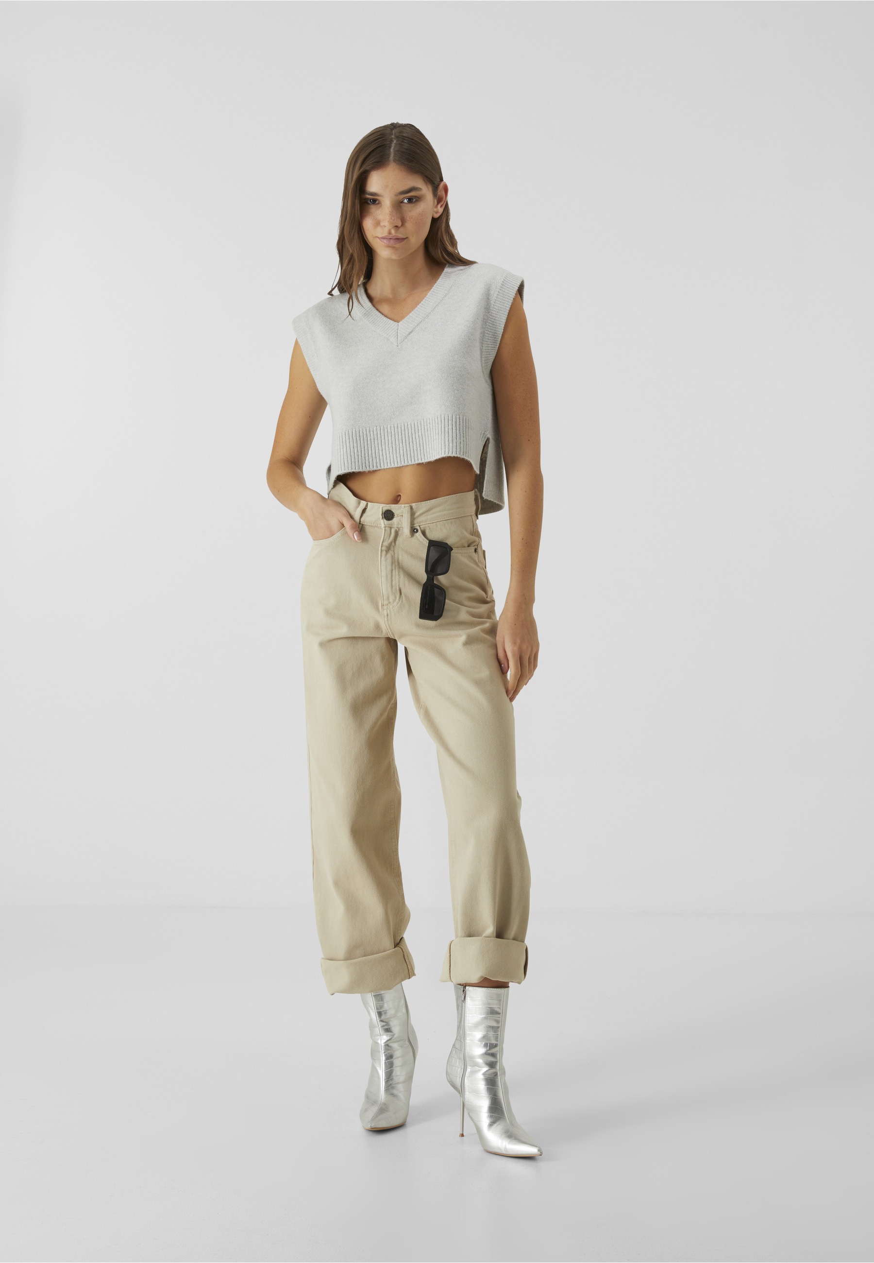 URBAN CLASSICS Steppweste »Urban Classics Ladies Soft Knit Pullunder«