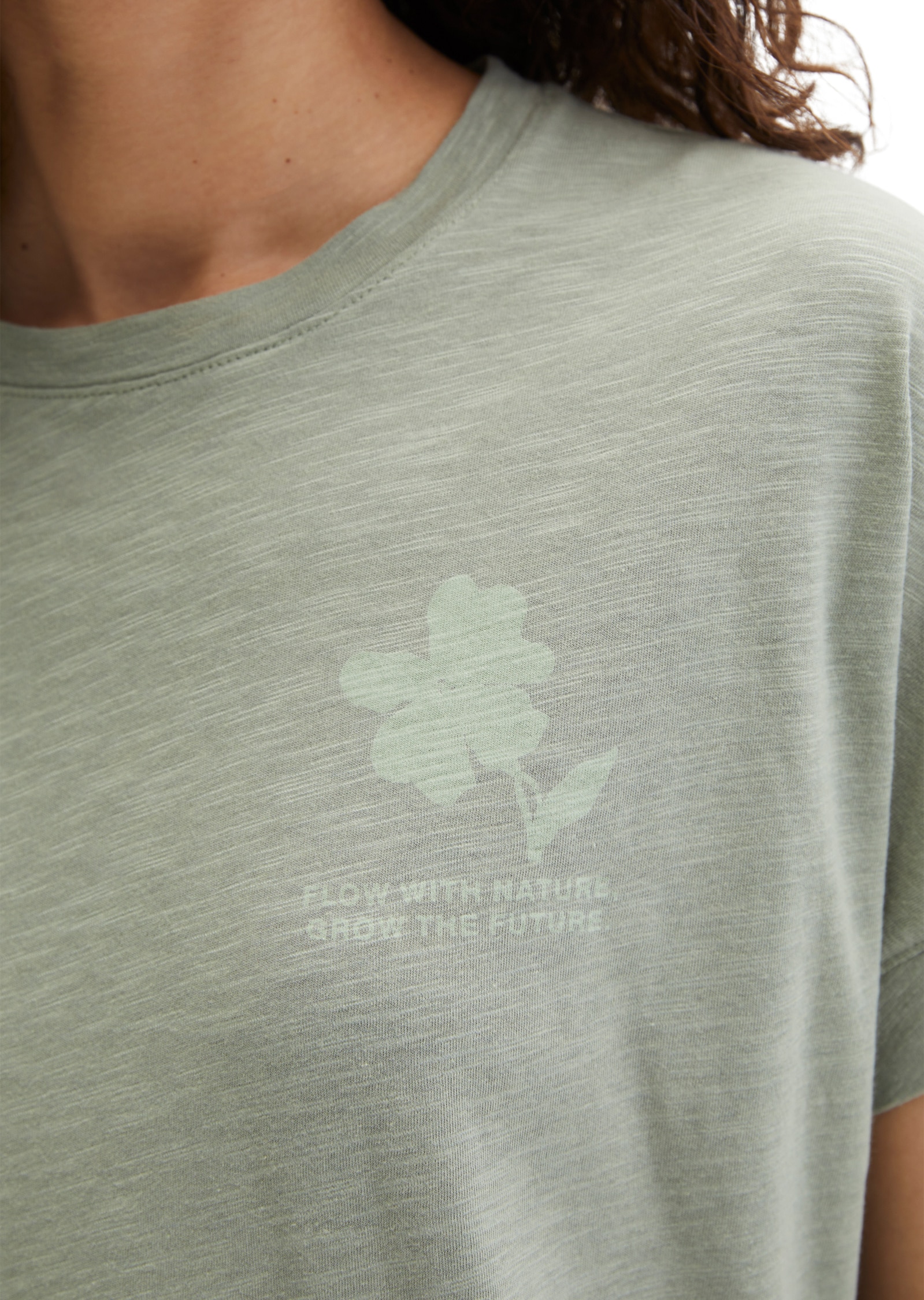 Marc O'Polo T-Shirt »mit angeschnittenen Ärmeln«