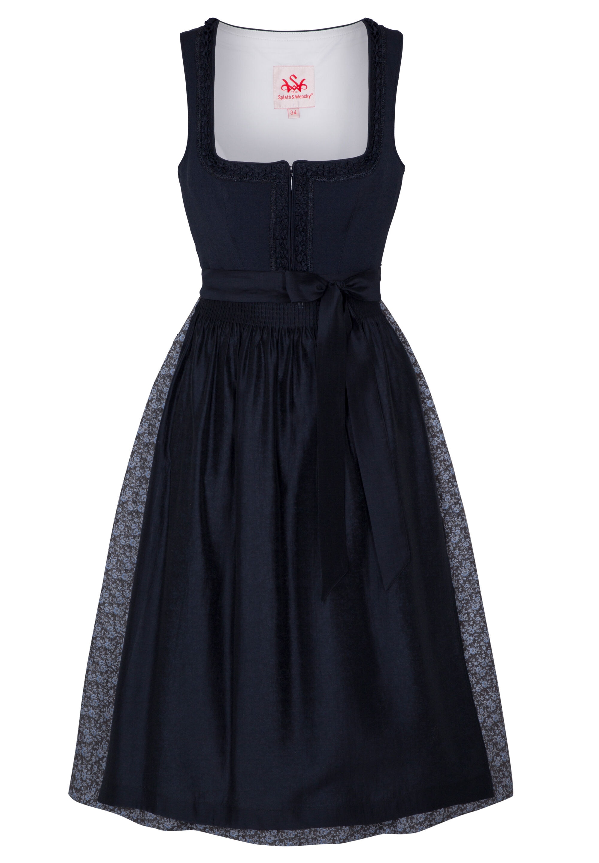 Spieth & Wensky Dirndl "Gaute" mit floralem Muster