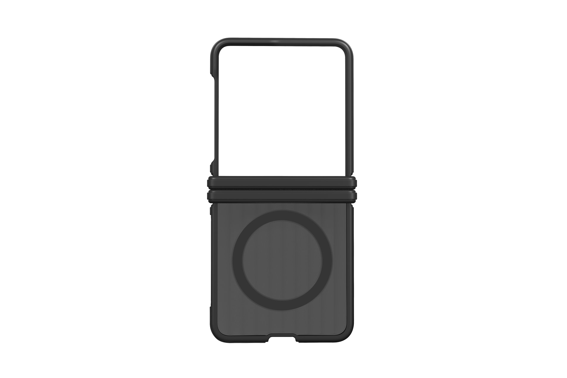 SAMSUNG Handyhülle "Designed for Samsung Yuchuan Hybrid Shield Magnet Case Galaxy Z Flip8", Samsung Galaxy Z Flip8, schwarz, Hüllen, Backcover,