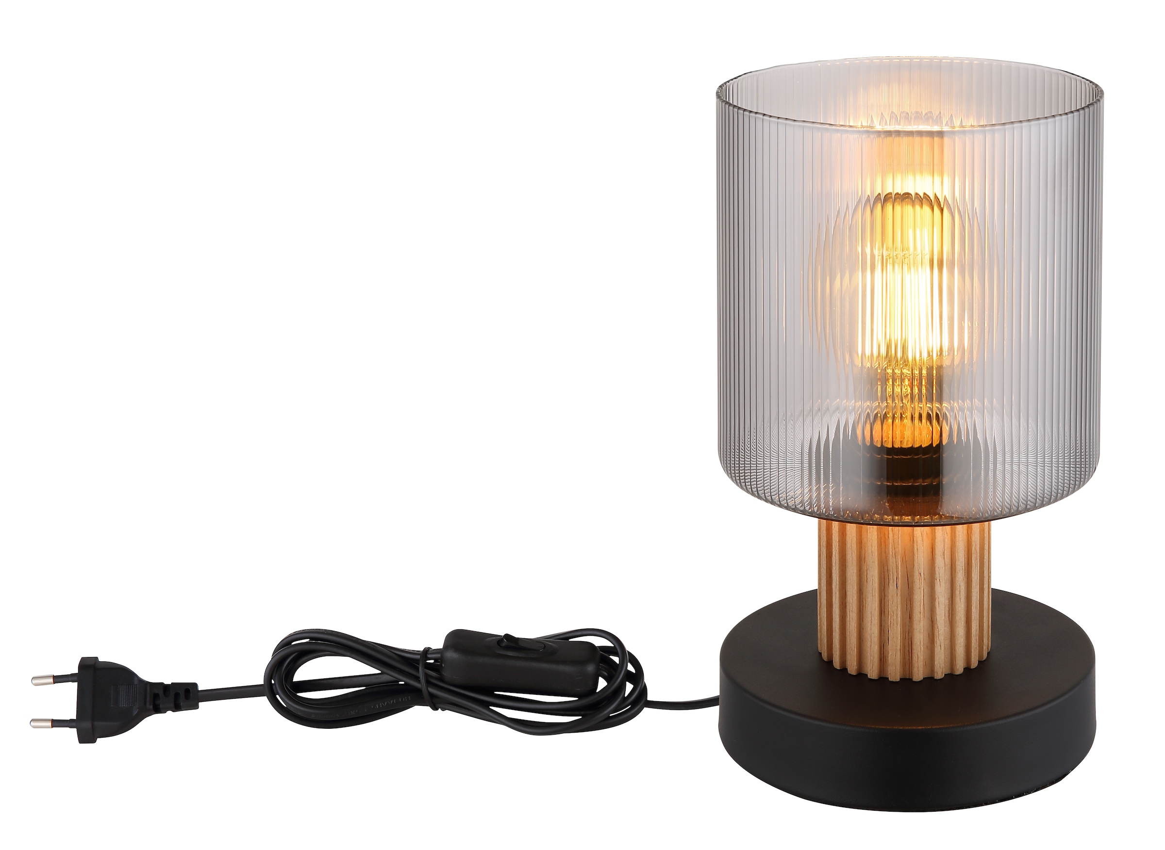 GLOBO LIGHTING Tischleuchte »ALEIDIS« E27 1 Stk. Tischlampe Nachttischlampe Deko-Tischleuchte Schlafzimmer