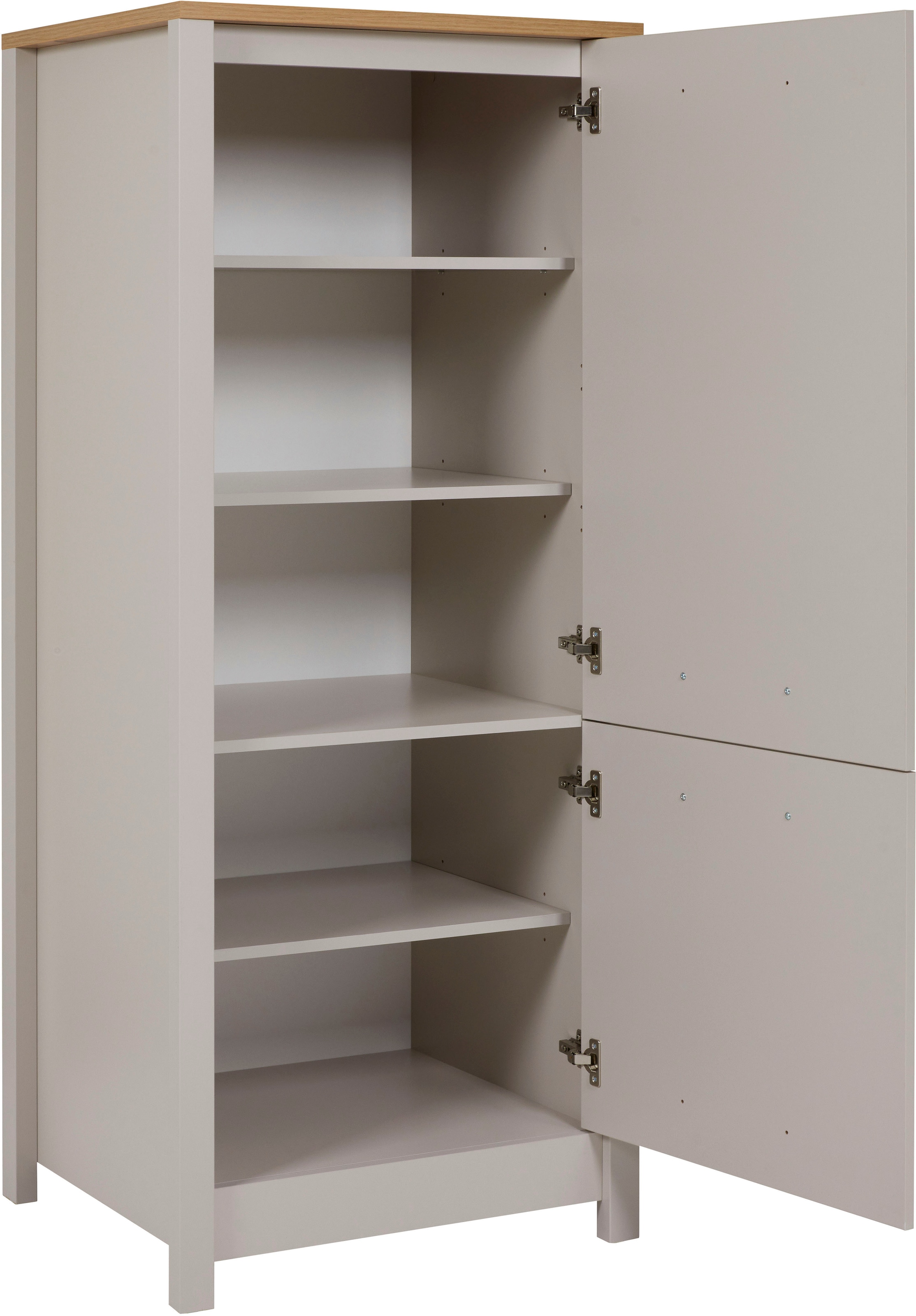 Inter Link Küchenzeile »Pienza, Einbauküche, Küchenblock, Küchenmodul, Kompaktküche« Ohne E-Geräte für Spülmaschine Kochfeld Backofen Kühlschrank B: 370 cm