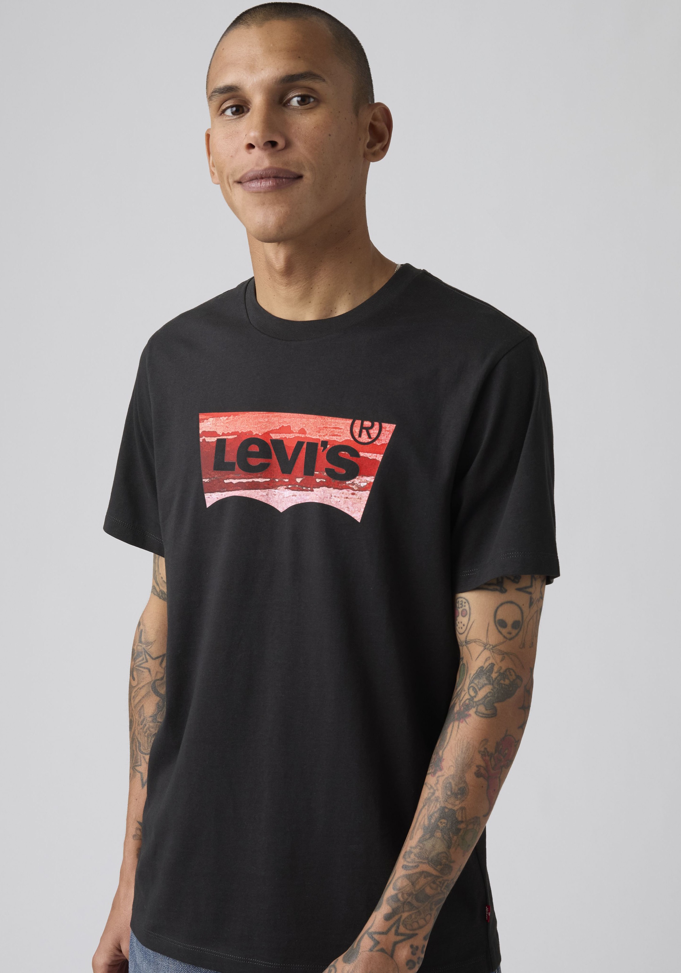 Levis T-Shirt "Batwing Logo Tee" mit Logo-Front-Print günstig online kaufen