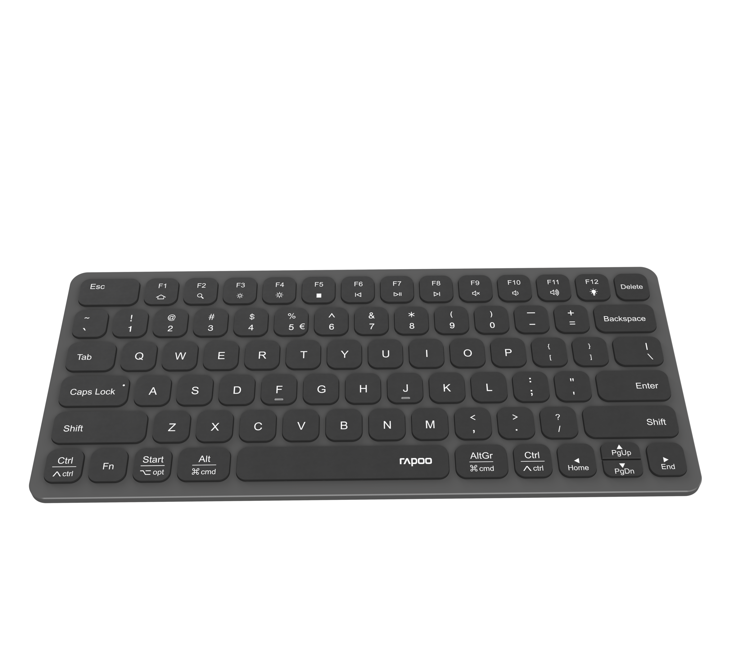 Ultra-Slim-Tastatur »UCK-6001 Flache Tastatur mit 8-in-1 USB-C Multiport Adapter,...