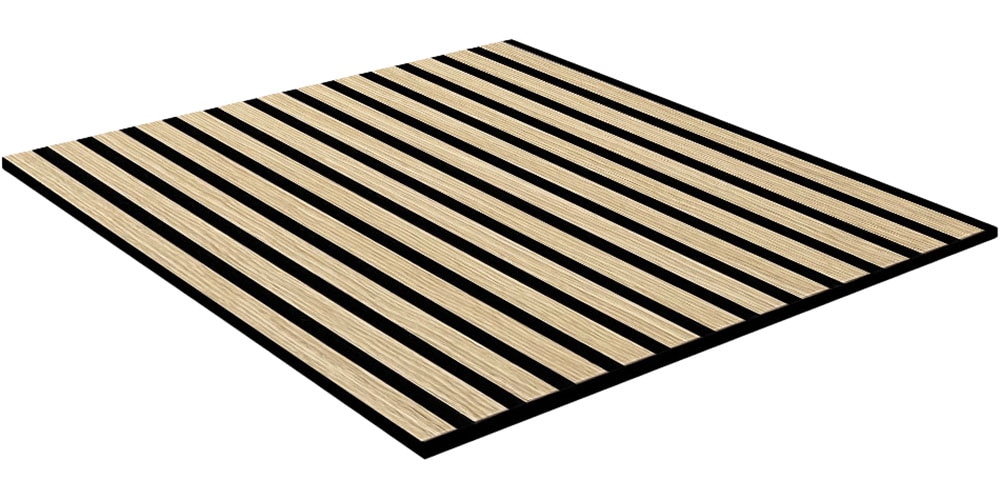 Architects Paper Schallschutzpaneel »A.S. Création Modular Wall Akustikpaneel Holzlamellen Eiche« 1 tlg. Echtholzfurnier auf rPET-Filz mit Schallabsorptionsklasse E