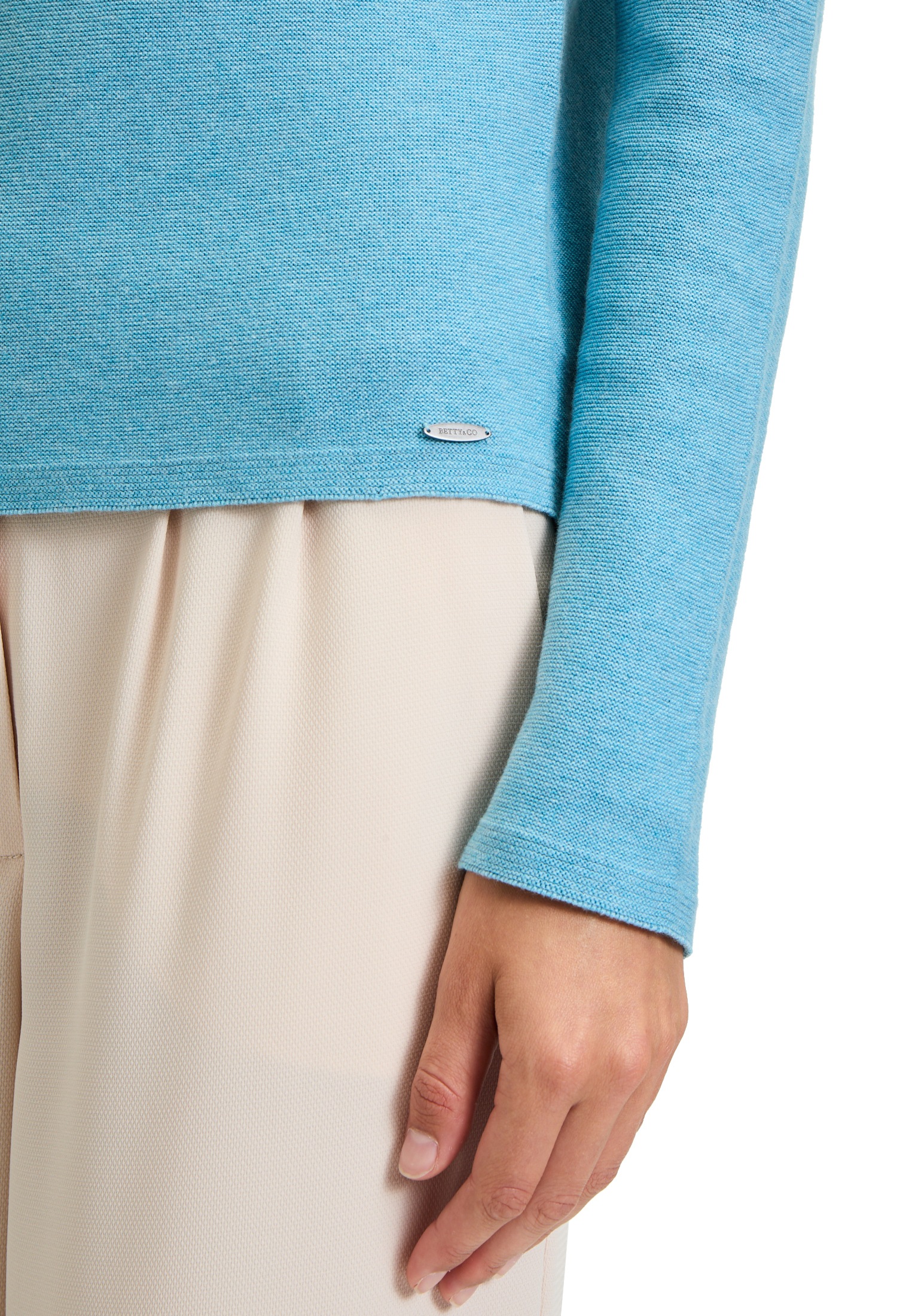 Betty&Co Strickpullover »Betty & Co Damen Strickpullover mit Strickdetails«, (1 tlg.), Struktur