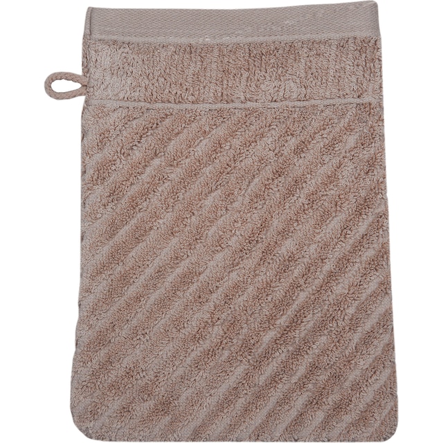 ROSS Waschhandschuh »Smart«, (6 tlg.), Uni-Rippe mit Velourslabel auf  Rechnung | BAUR