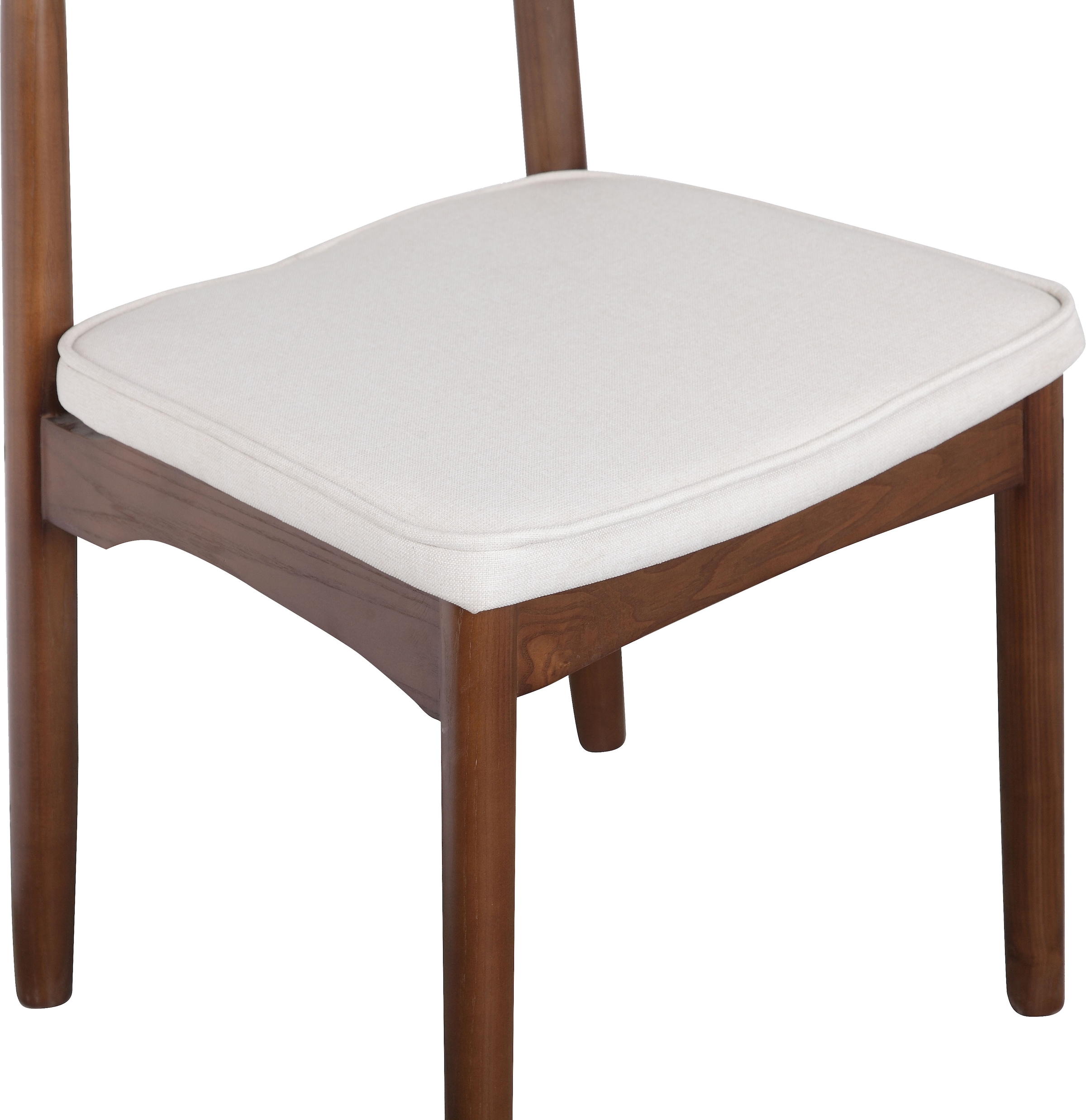LeGer Home by Lena Gercke Esszimmerstuhl »Rianne, TOPSELLER!, OTTOs Choice«, (Set), 2 St., Gestellrahmen aus massivem Eschenholz, Sitzfläche mit Webstoffkissen