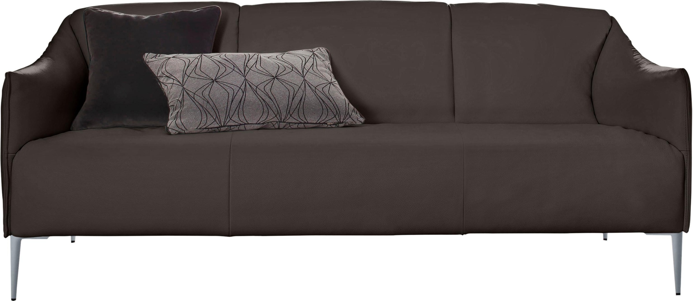 W.SCHILLIG 2,5-Sitzer »sally«, mit Metallfüßen in Silber matt, Breite 194 cm