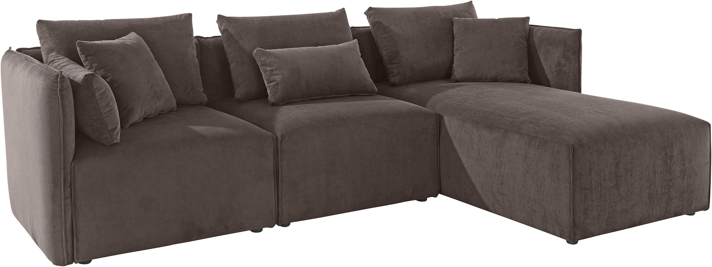 andas Ecksofa »Nöre«, (3 Teile), zusammengesetzt aus Modulen, in vielen Bezugsqualitäten und Farben