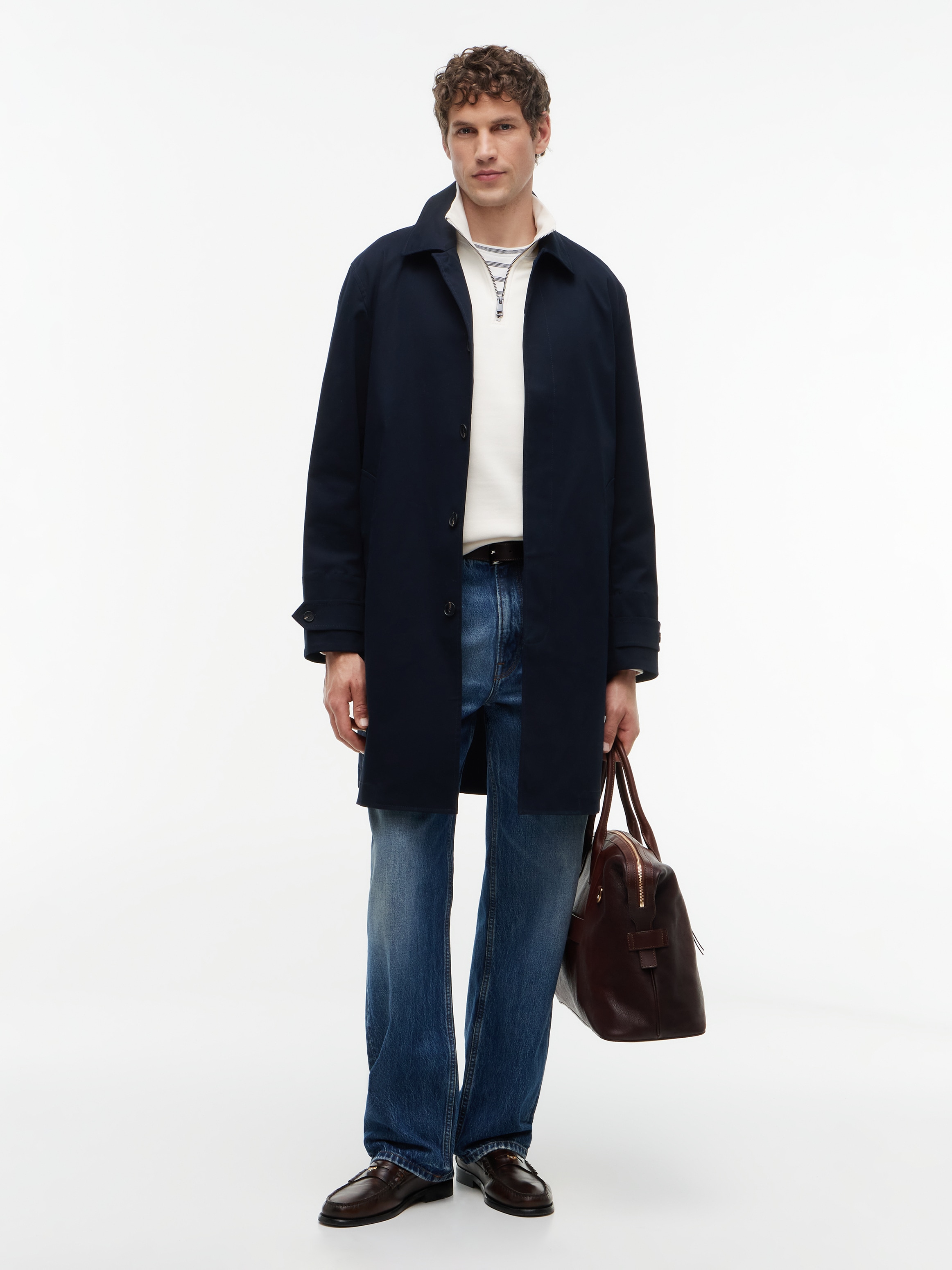 Tommy Hilfiger Kurzmantel "UNLINED CARCOAT"