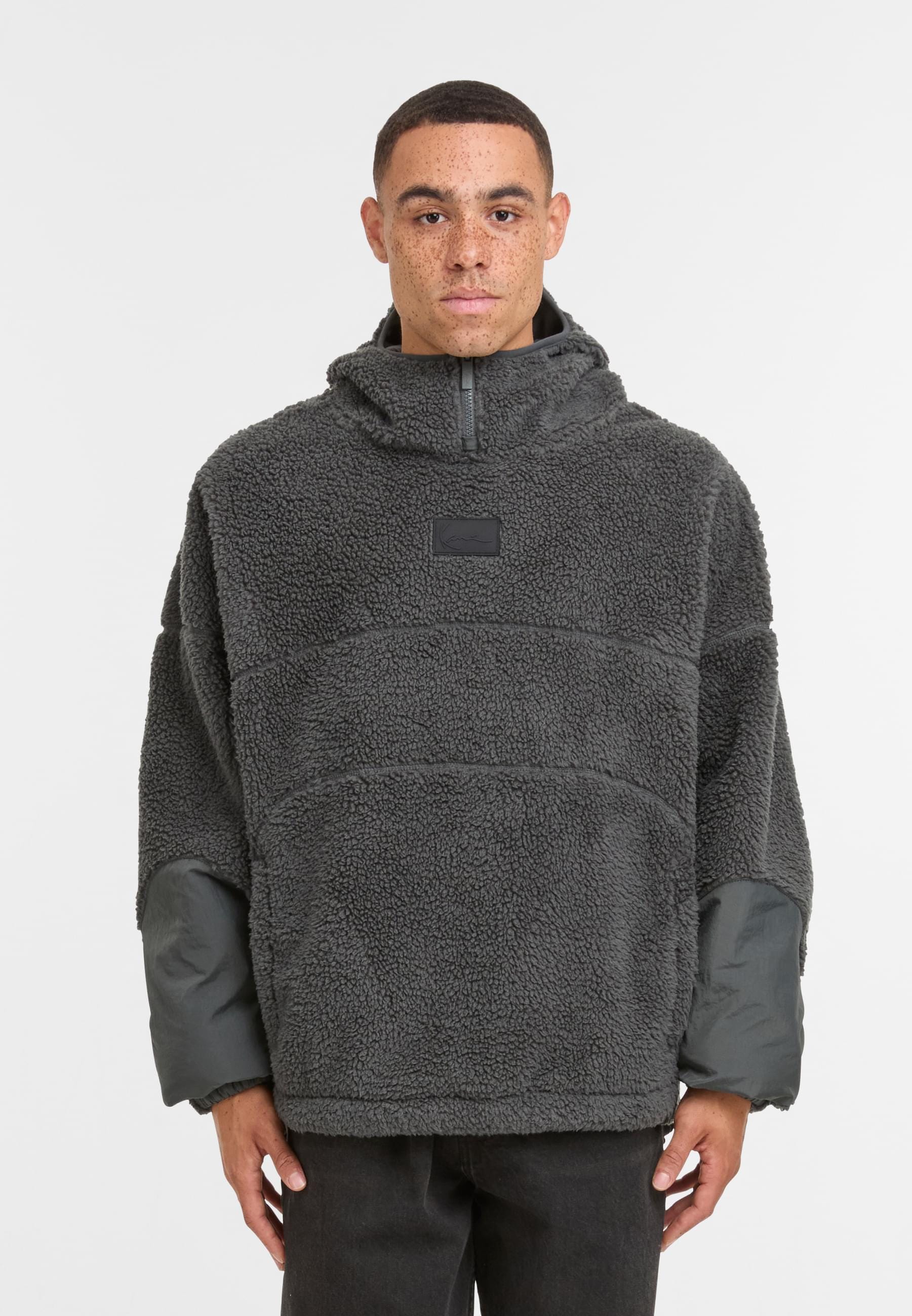 Karl Kani Kapuzensweatshirt »Karl Kani Karl Kani Sport Patch Teddy Hoodie«, (1 tlg.)