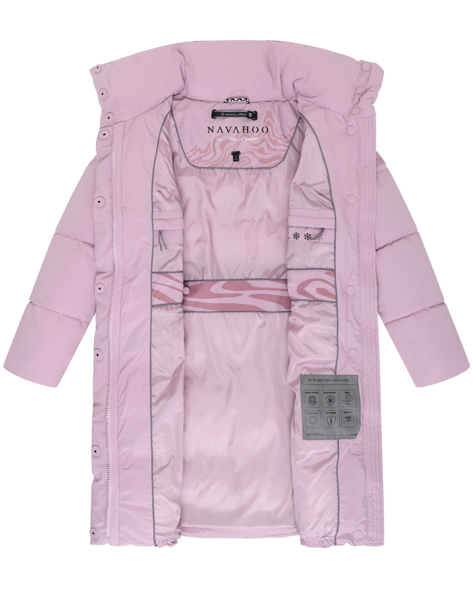 Navahoo Wintermantel »Wolkenkuss 14«, Winter Steppmantel