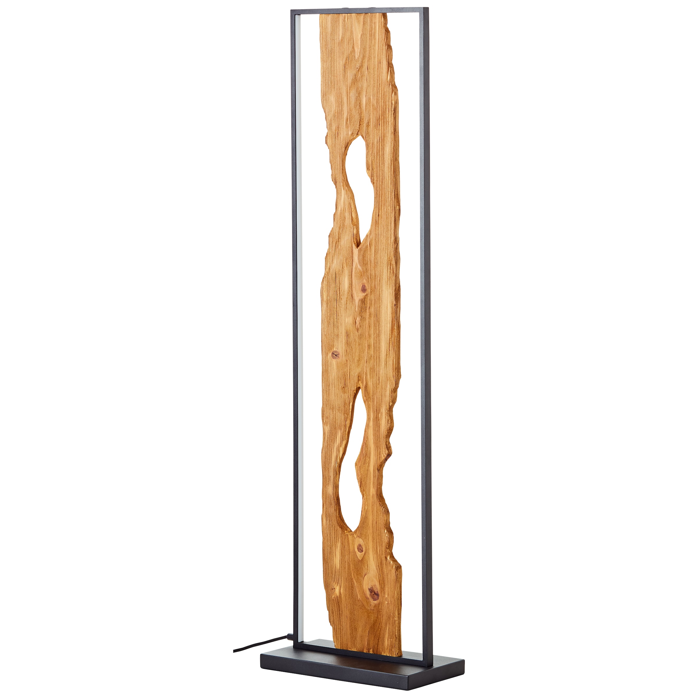 Höhe cm, BAUR Stehlampe Holz, schwarz/holz Brilliant 120 | Aluminium/Metall/ lm, 2300 »Chaumont«, LED