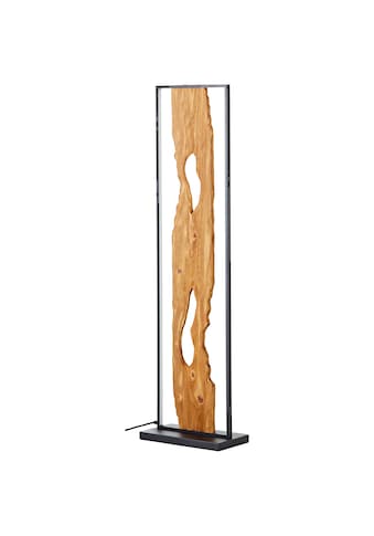 LED Stehlampe »Chaumont«, Höhe 120 cm, 2300 lm, Aluminium/Metall/Holz, schwarz/holz