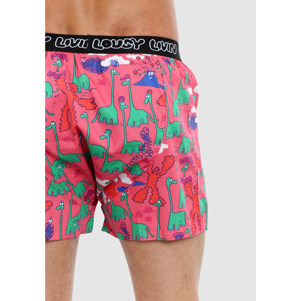 Lousy Livin Boxershorts »Dino 2 Pack«, (2 St.)