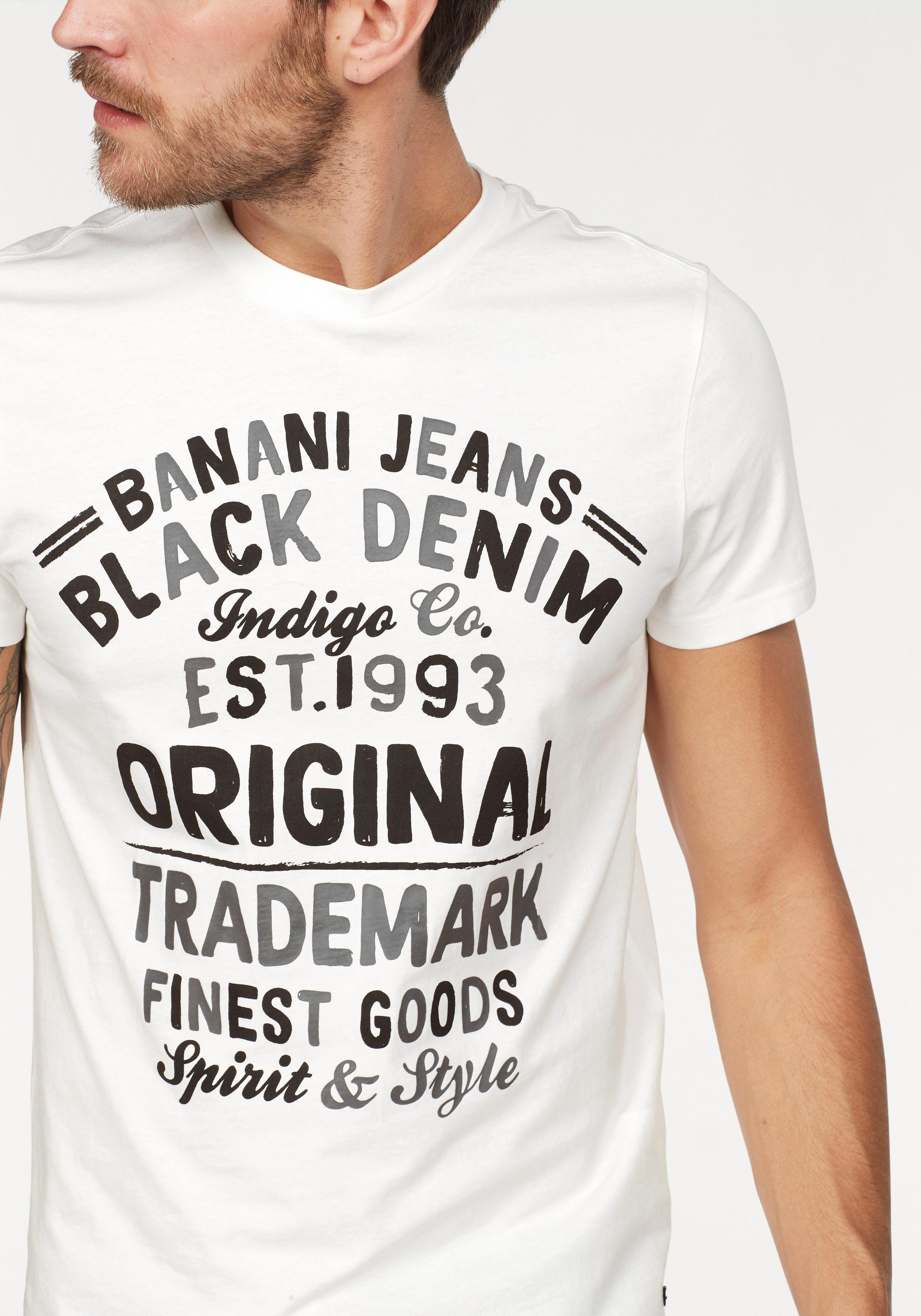 Bruno Banani T-Shirt, Mit Markenprint