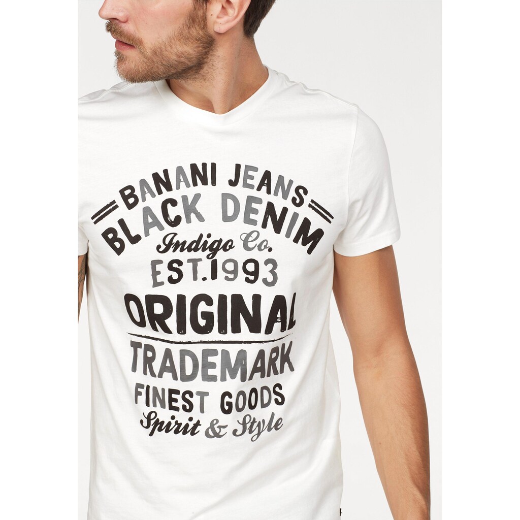 Bruno Banani T-Shirt, Mit Markenprint