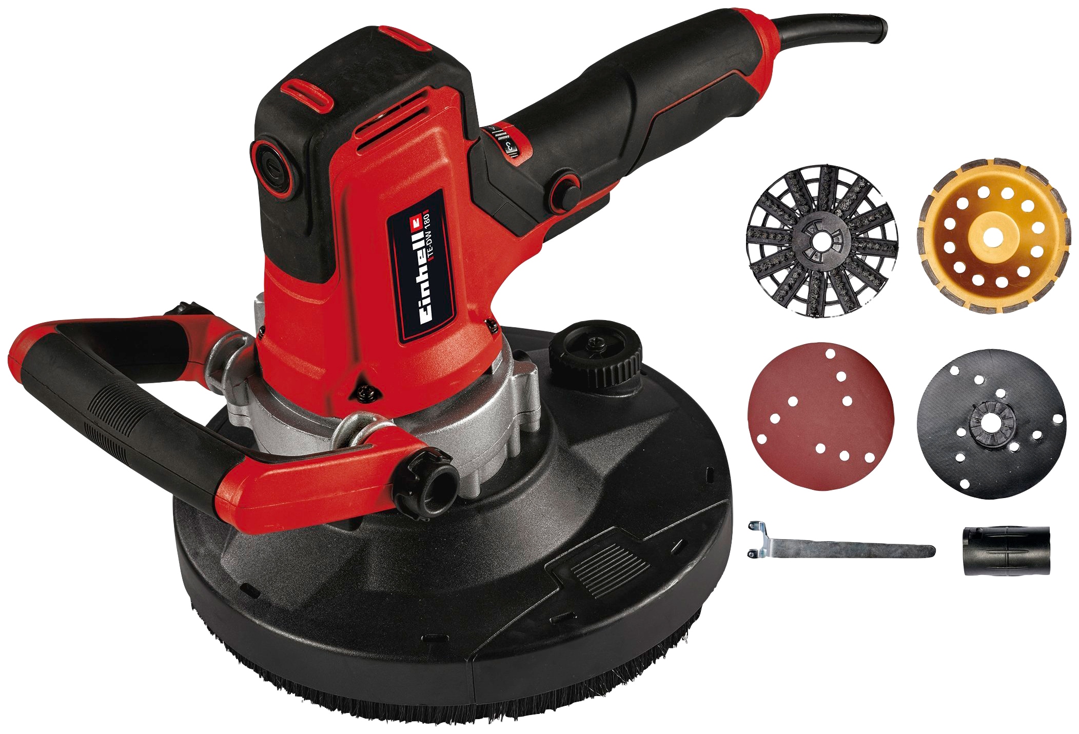 Einhell Multischleifer »TE-DW 180«, (Set), inkl. 4 verschiedener Aufsätze