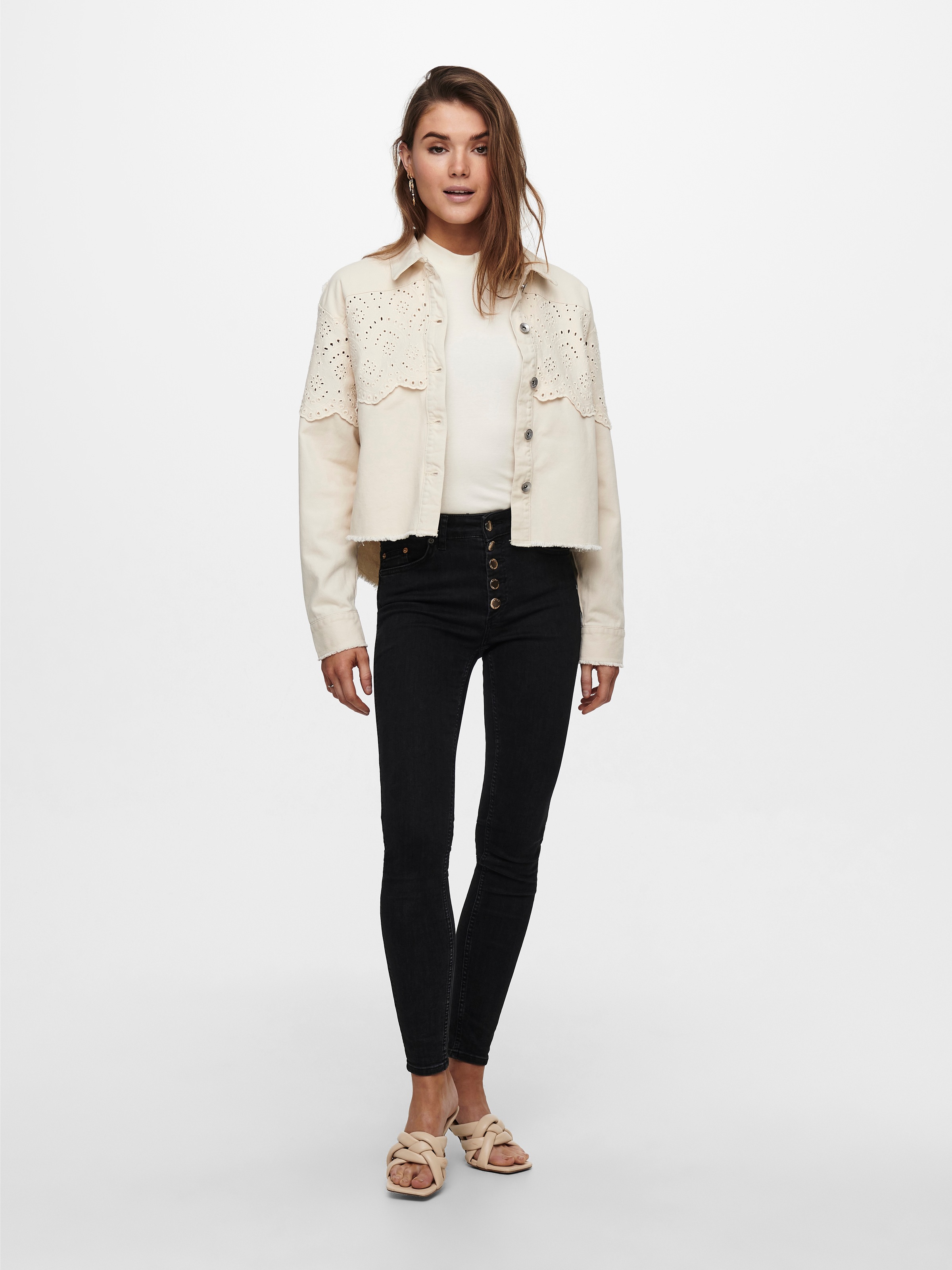 Thumbnail - ONLY Kurzjacke "ONLELENA CROCHET JACKET NC OTW"