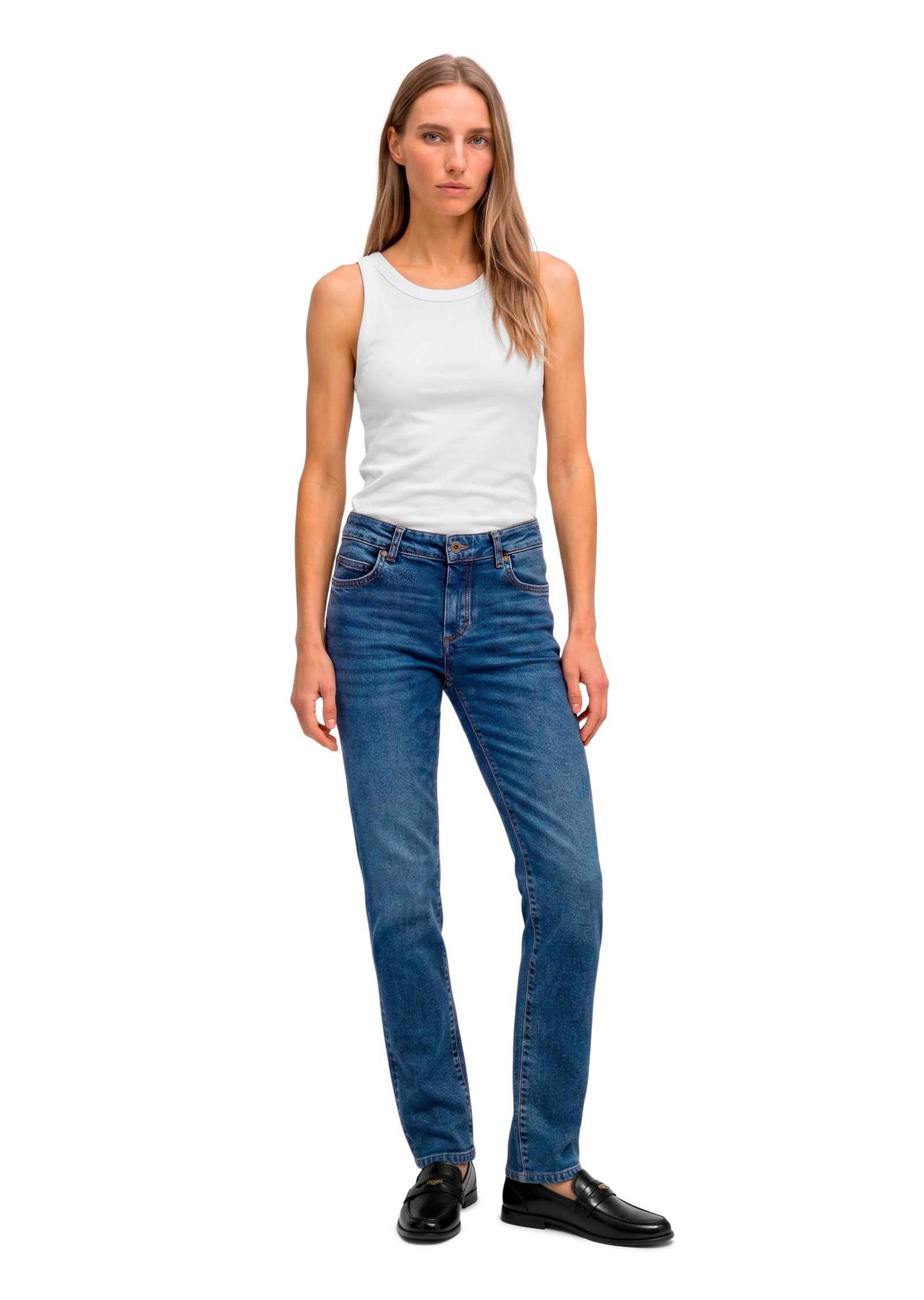 Marc O'Polo Regular-fit-Jeans »aus Bio-Baumwolle-Mix«