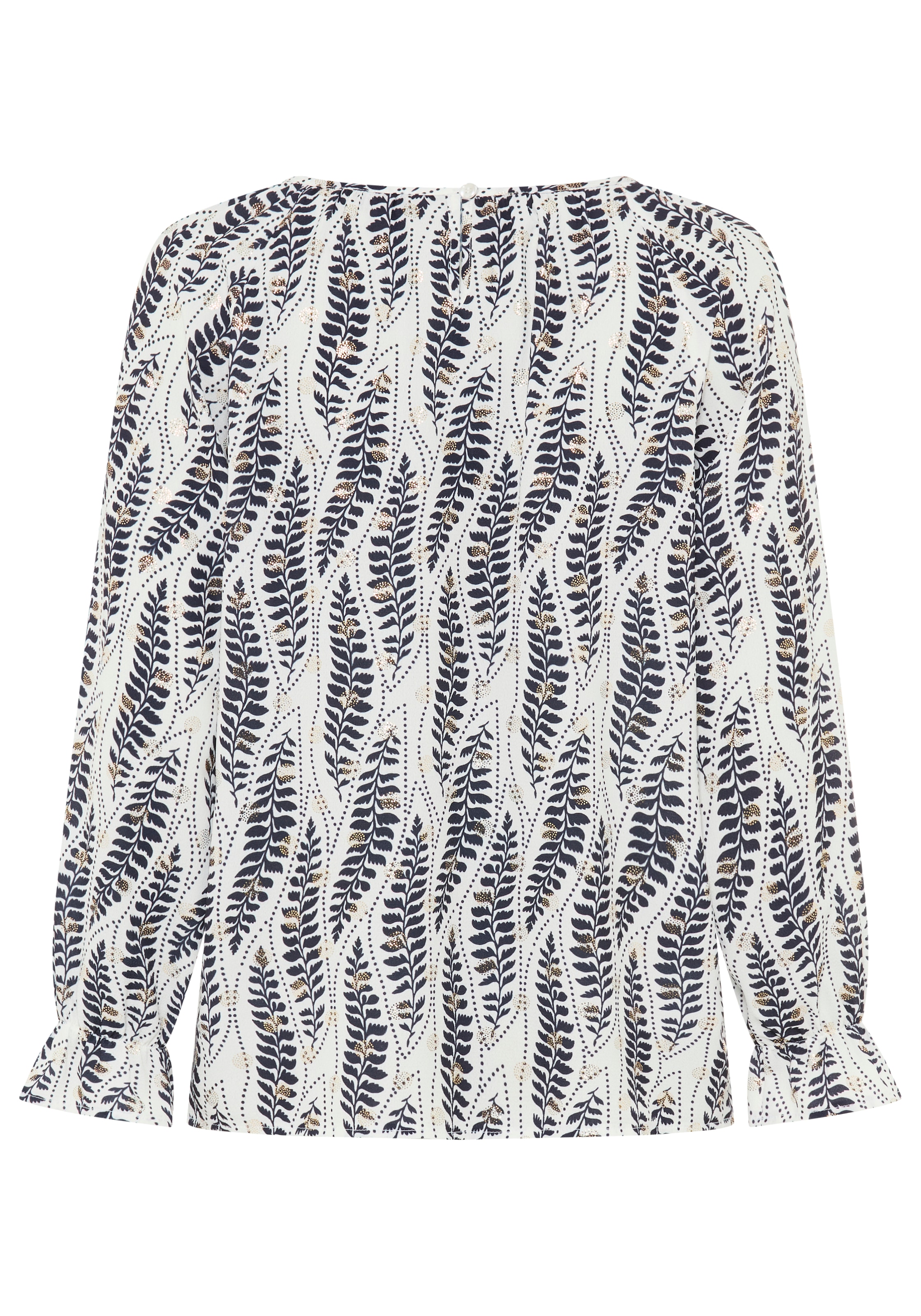 Laura Scott Schlupfbluse für Partymode und Festtagsmode, bedruckt, aus Polyester und Elasthan