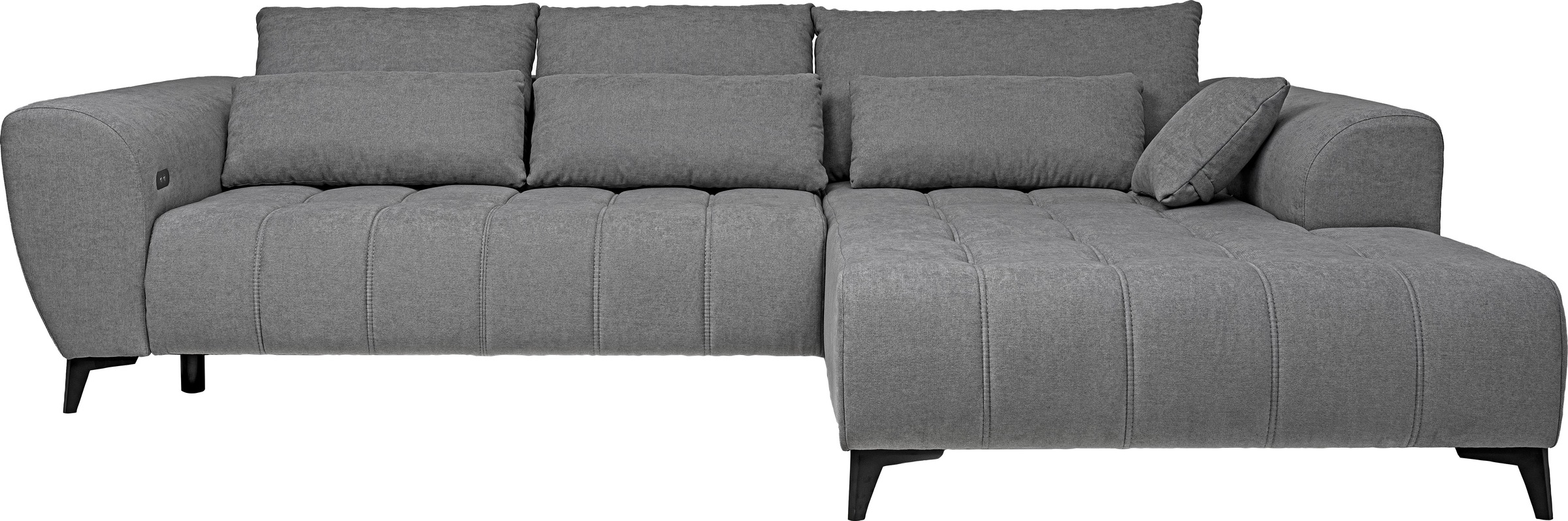 WERK2 Ecksofa "Garay, XXL-Liegefläche: elektrisch ausziehbar auf ca. 228×12 günstig online kaufen