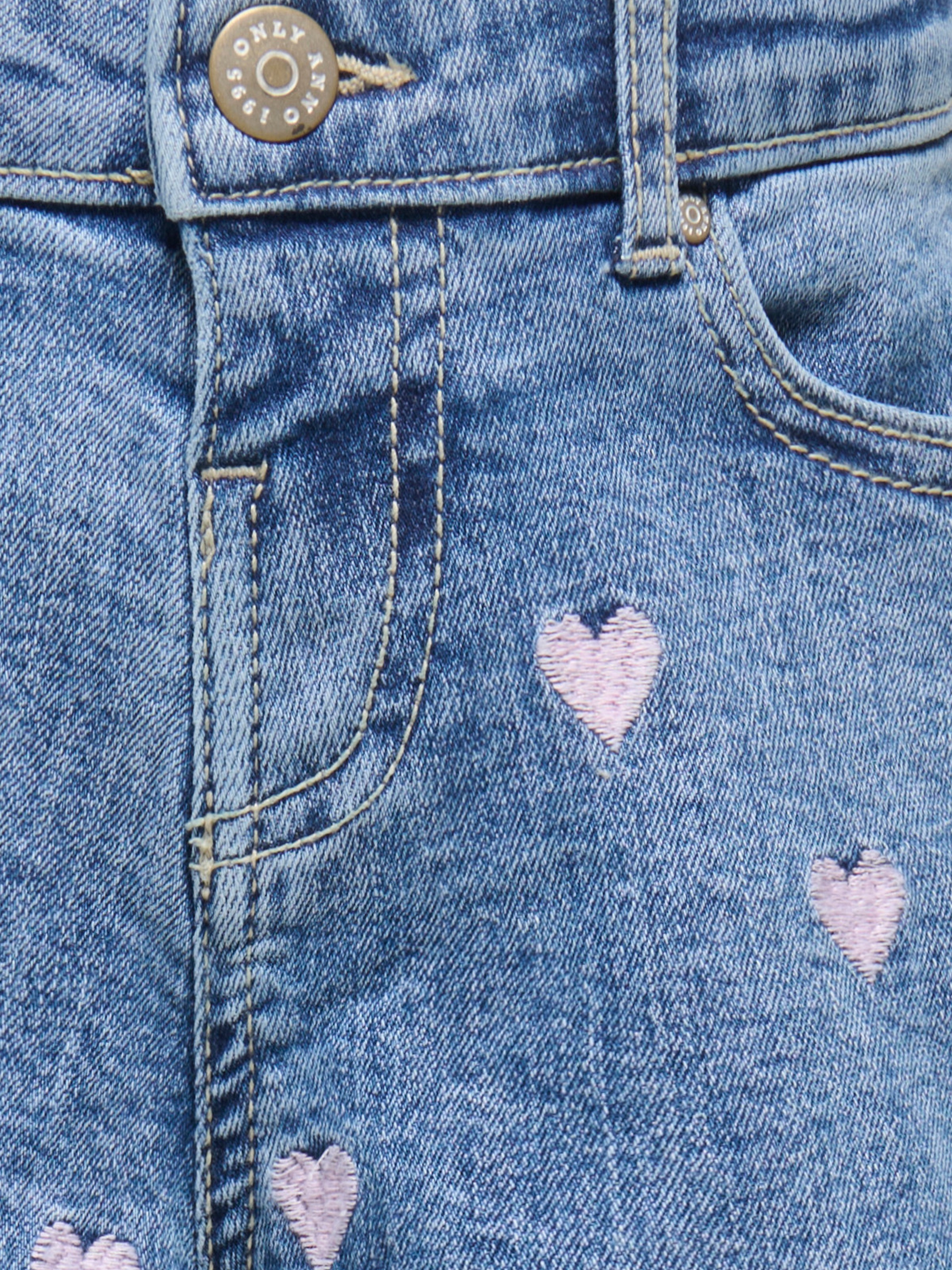 Thumbnail - KIDS ONLY Jeansshorts "KMGJUICY HEART EMB SHORTS DNM"